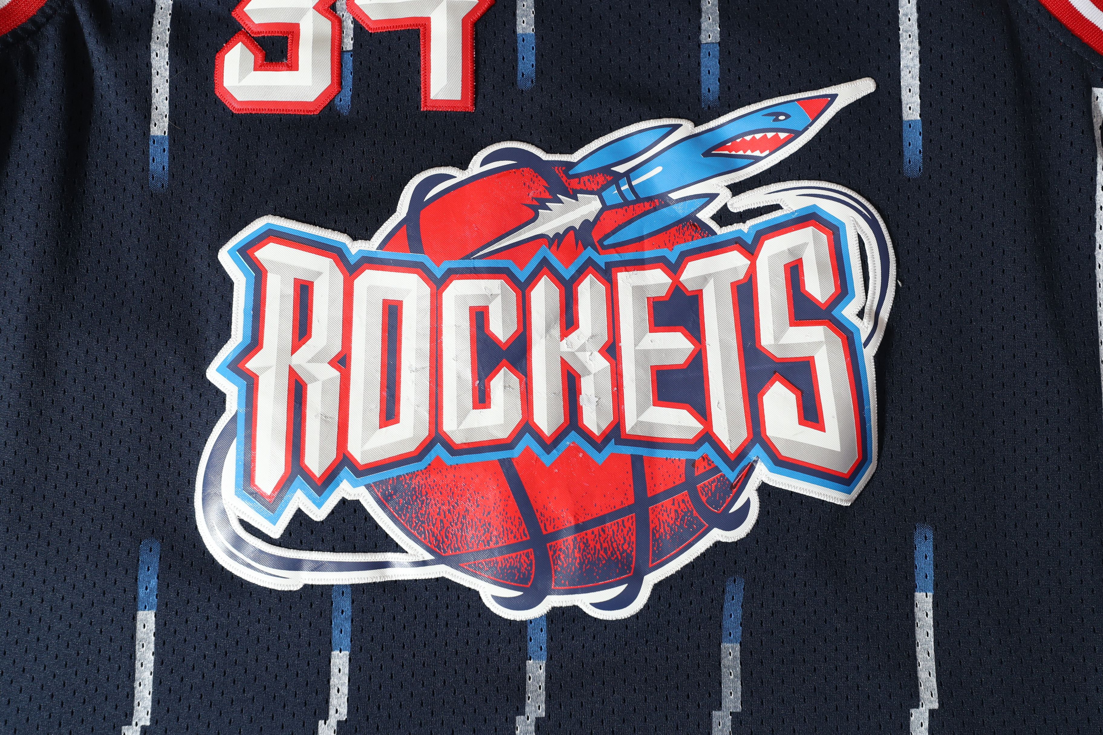 Adidas Houston Rockets Hakeen Olajuwon #34 Jersey (M) Size US M / EU 48-50 / 2 - 4 Thumbnail