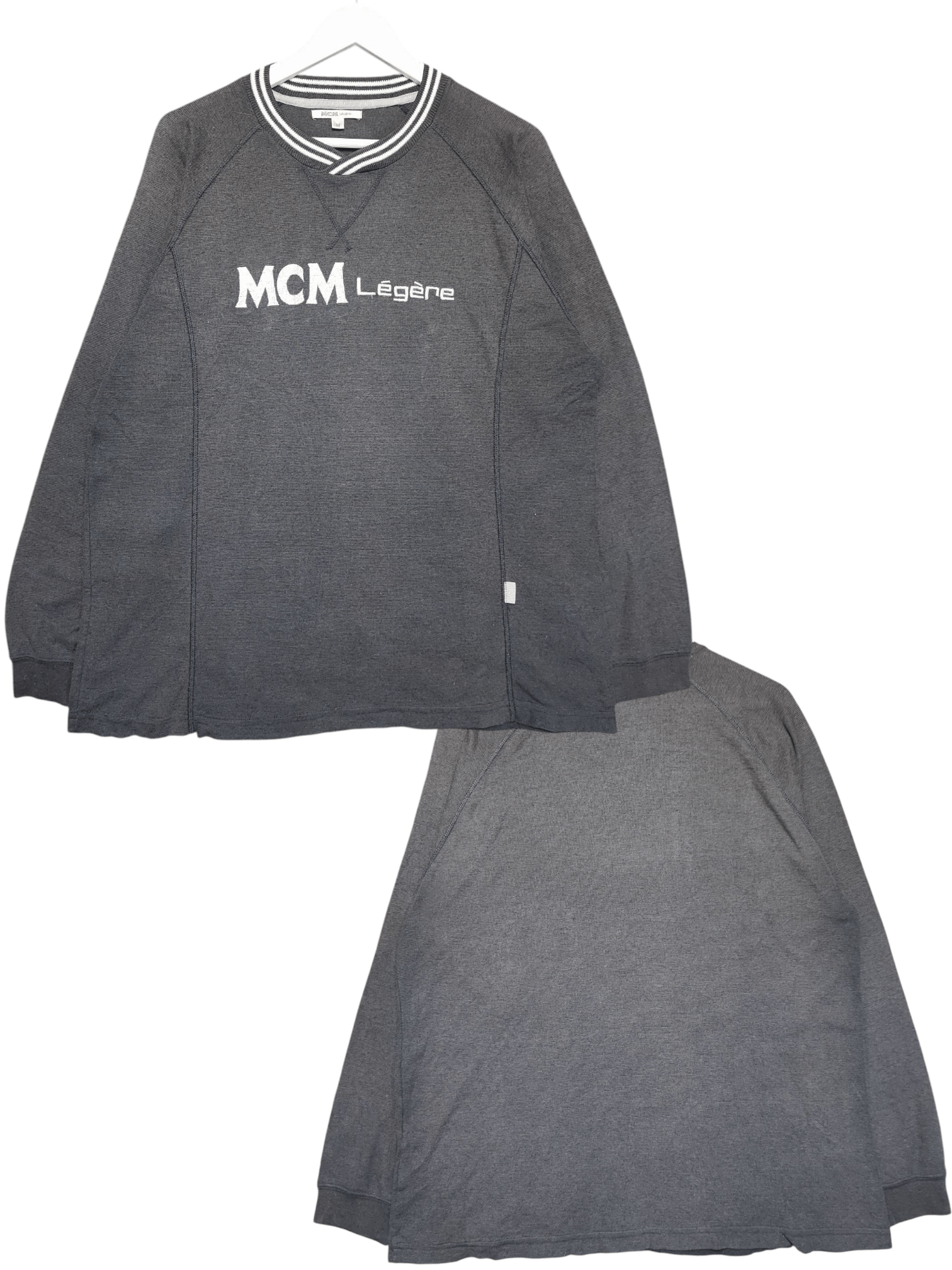 Vtg MCM Legere Big Logo Sweatshirt