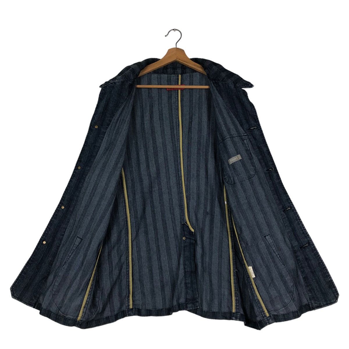 Issey Miyake 🔥Vintage Hickory Chore Jacket Fissare Homme Japan Made Size US L / EU 52-54 / 3 - 13 Thumbnail