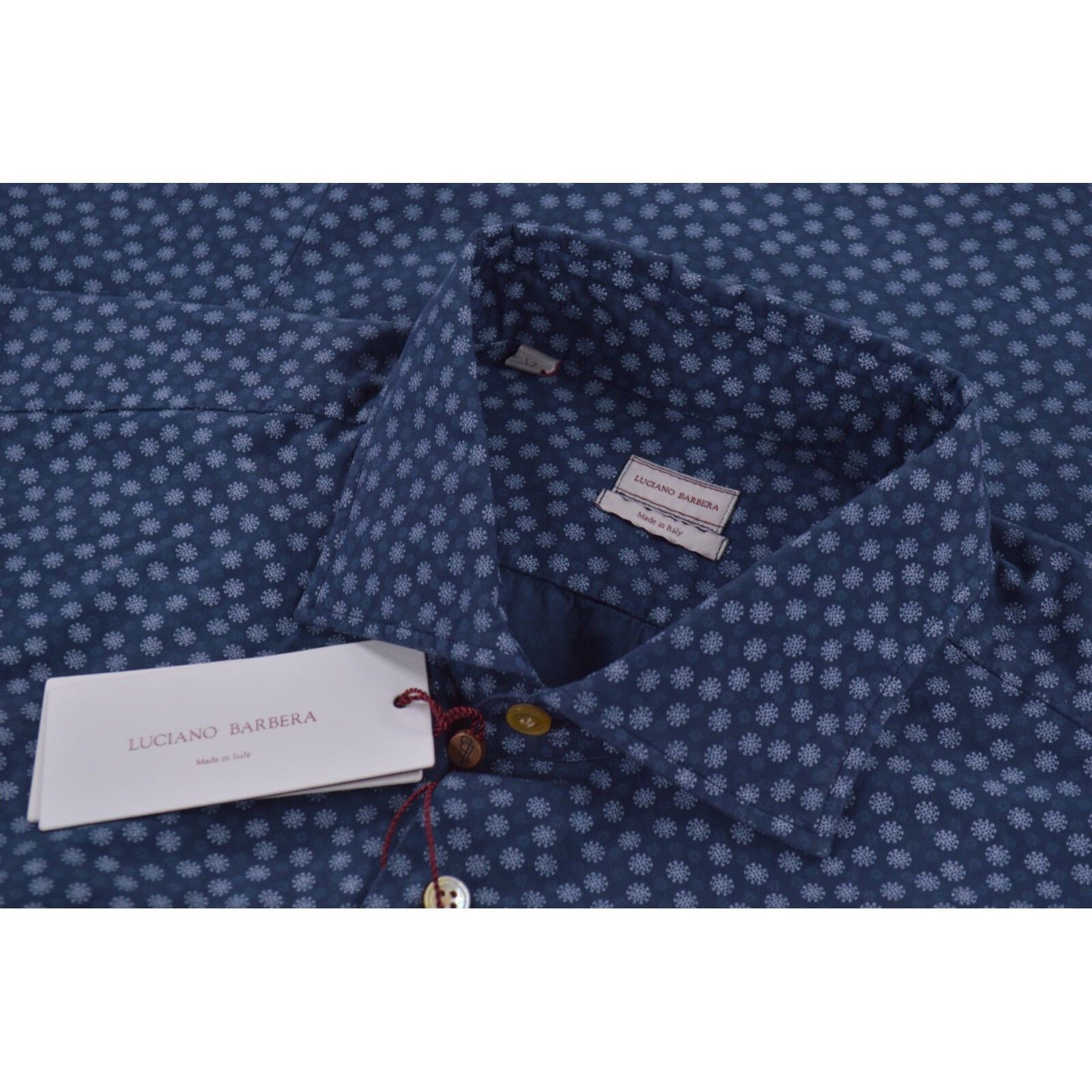 Luciano Barbera Luciano Barbera New with tags Shirt Size XL US In Blue Size US XL / EU 56 / 4 - 1 Thumbnail