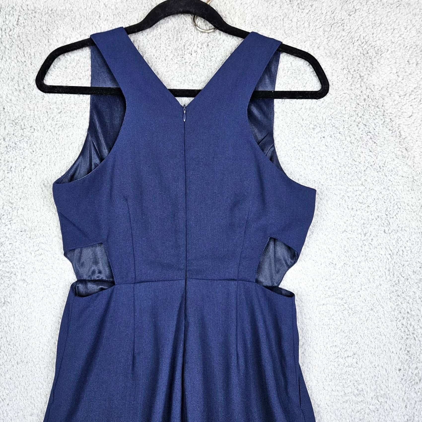 Lulus Lulus Women's V-neck Jumper S Blue Straight Leg Casual All Seasons Size S / US 4 / IT 40 - 3 Thumbnail