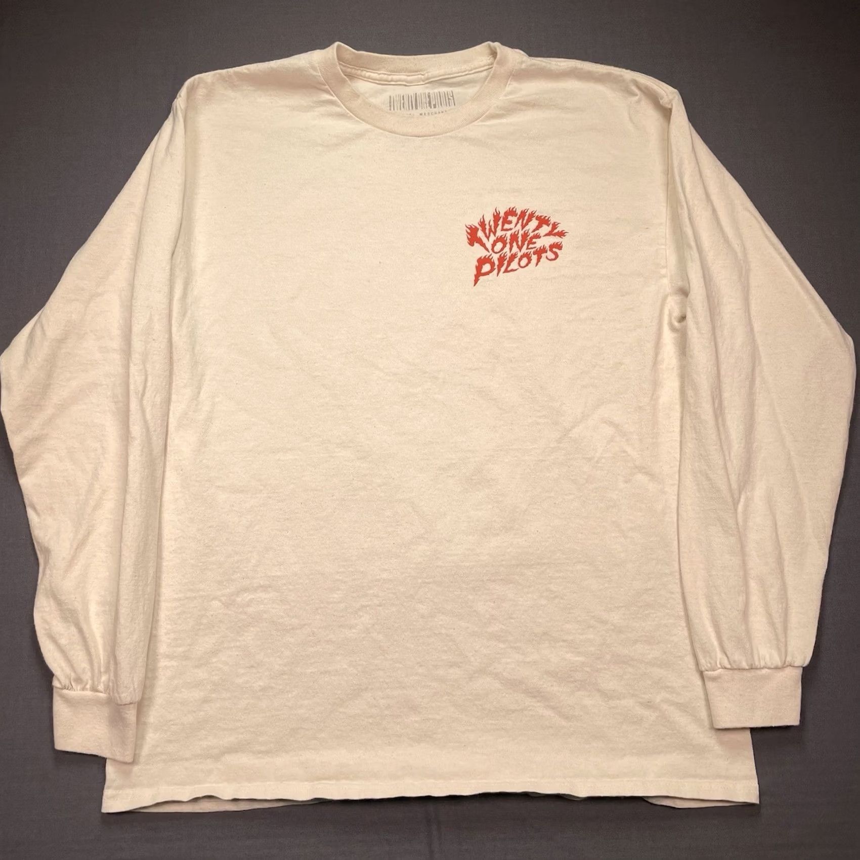 Vintage Twenty One Pilots Clancy Long Sleeve Shirt Tour Merch Adult L Beige Mens L Size US L / EU 52-54 / 3 - 3 Thumbnail