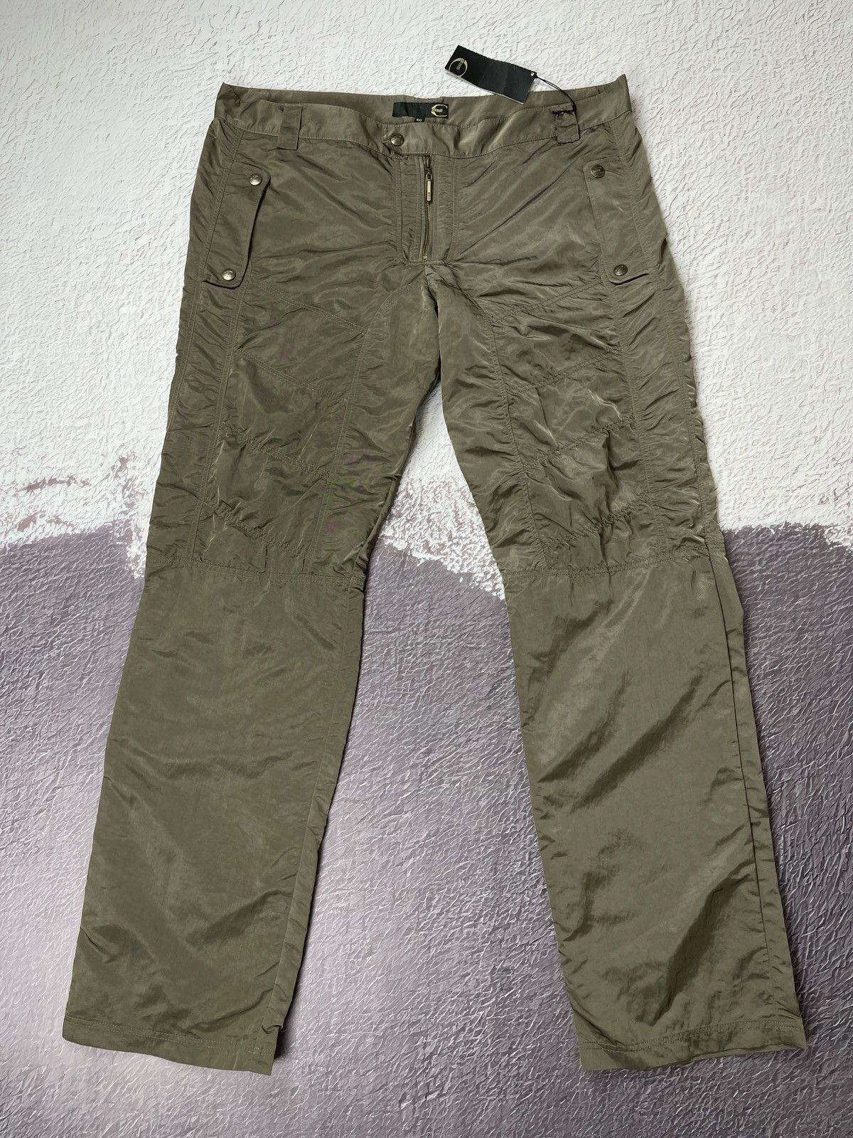 Just Cavalli BNWT Just Cavalli nylon drill utility military pants green Size US 42 / EU 58 - 3 Thumbnail