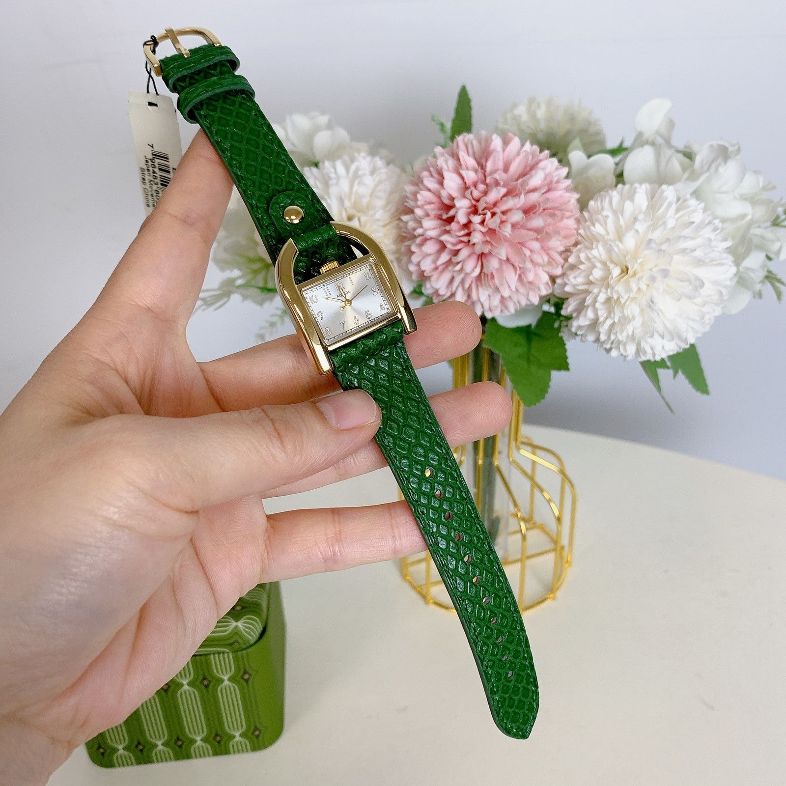Fossil FOSSIL ES5267 Harwell Three-Hand Green LiteHide Leather Size ONE SIZE - 5 Thumbnail