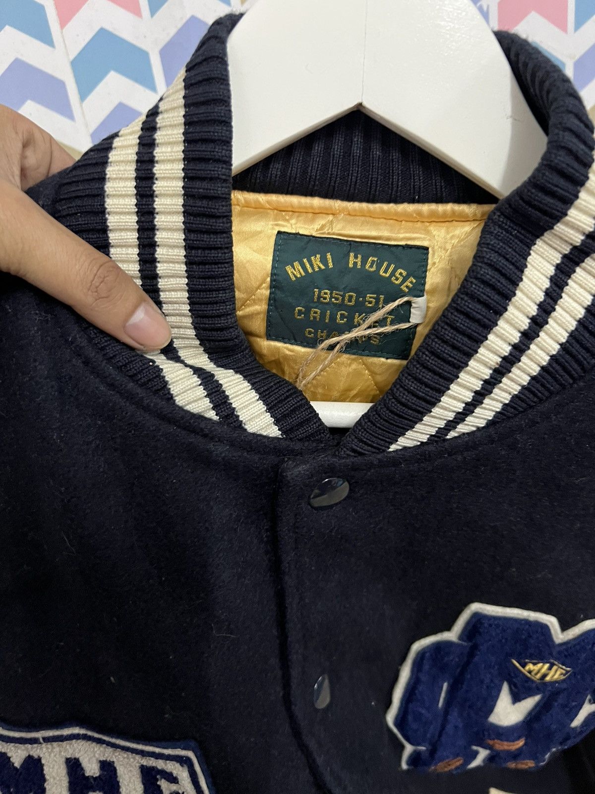 Vintage 90s VARSITY MIKI HOUSE VARSITY Size US XL / EU 56 / 4 - 5 Thumbnail