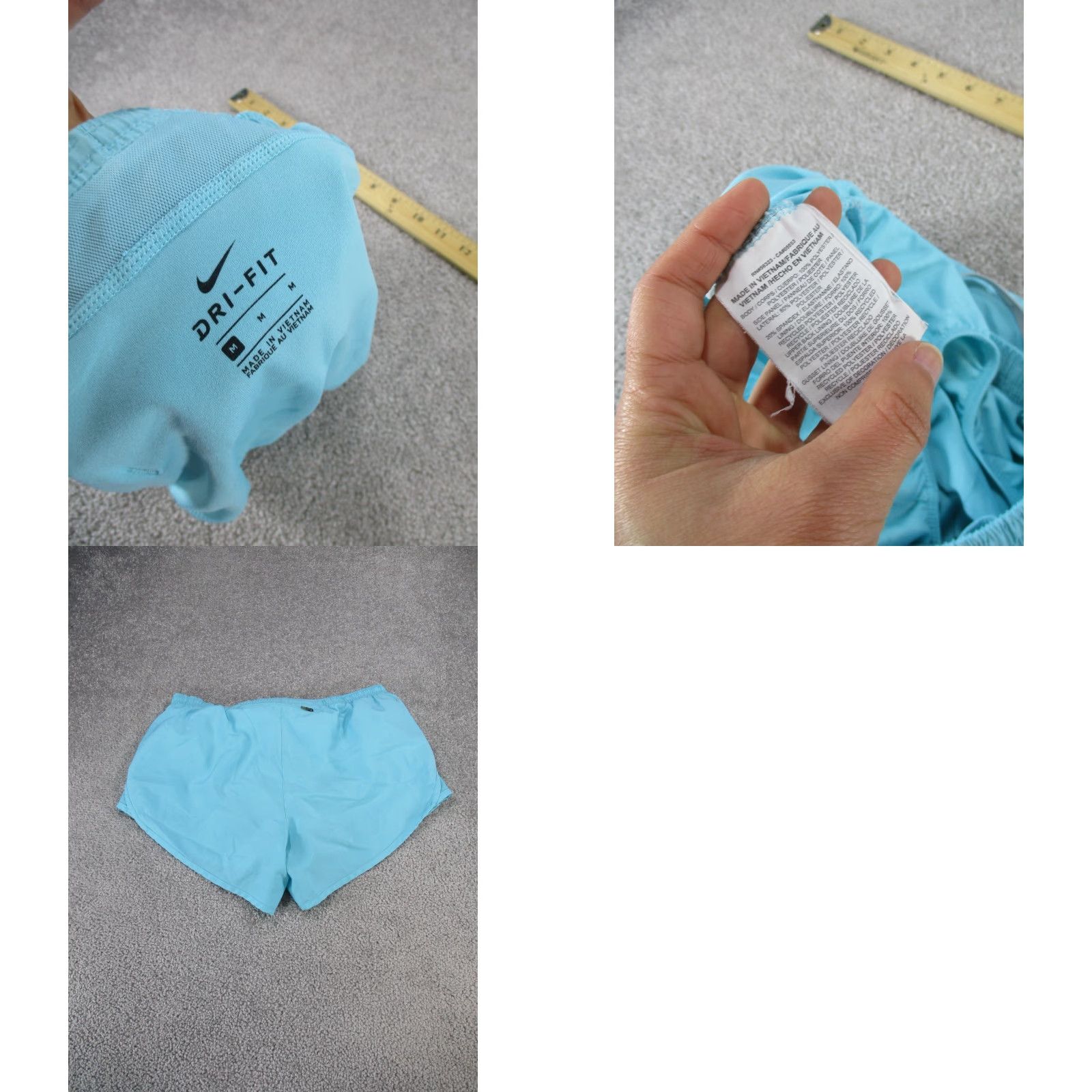 Nike Nike Shorts Women Medium Dri-FIT Light Blue Lightweight Athletic Short M Blue Nike Running Cross Training Womens Size 32" / US 10 / IT 46 - 8 Thumbnail