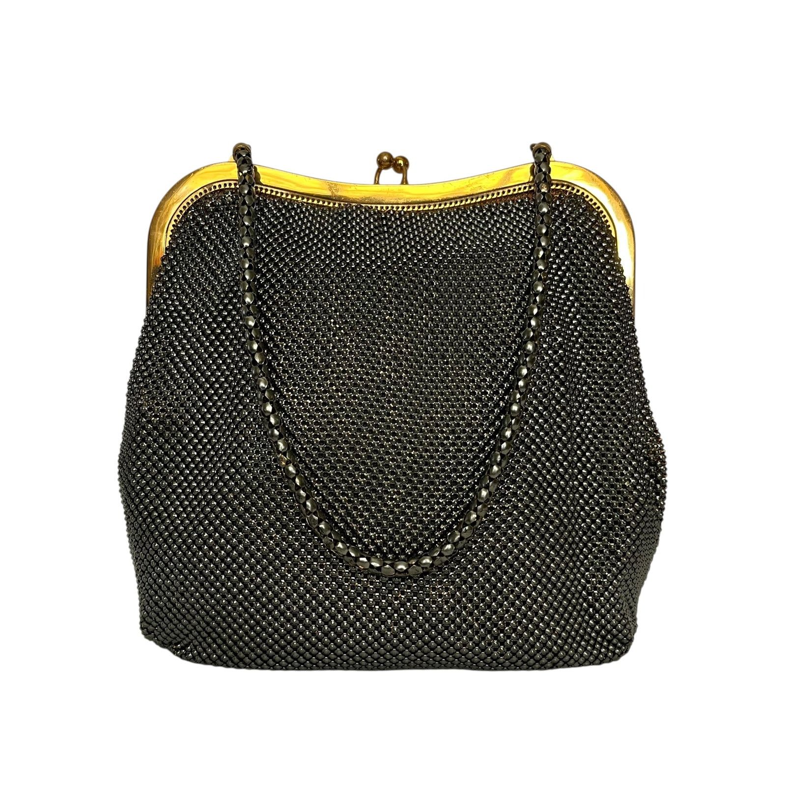 Vintage 1930s Whiting & Davis Vintage Metal Mesh Evening Bag Size ONE SIZE - 1 Thumbnail