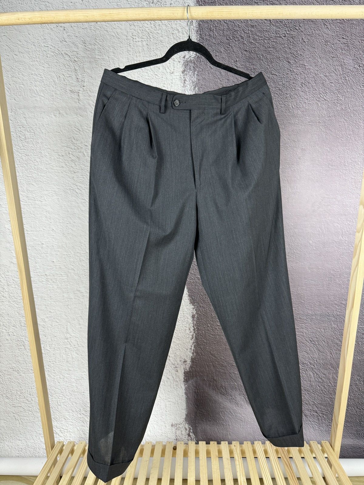 Ermenegildo Zegna Ermenegildo Zegna High Performance Suit Blazer Pants Wool Size 42R - 15 Thumbnail
