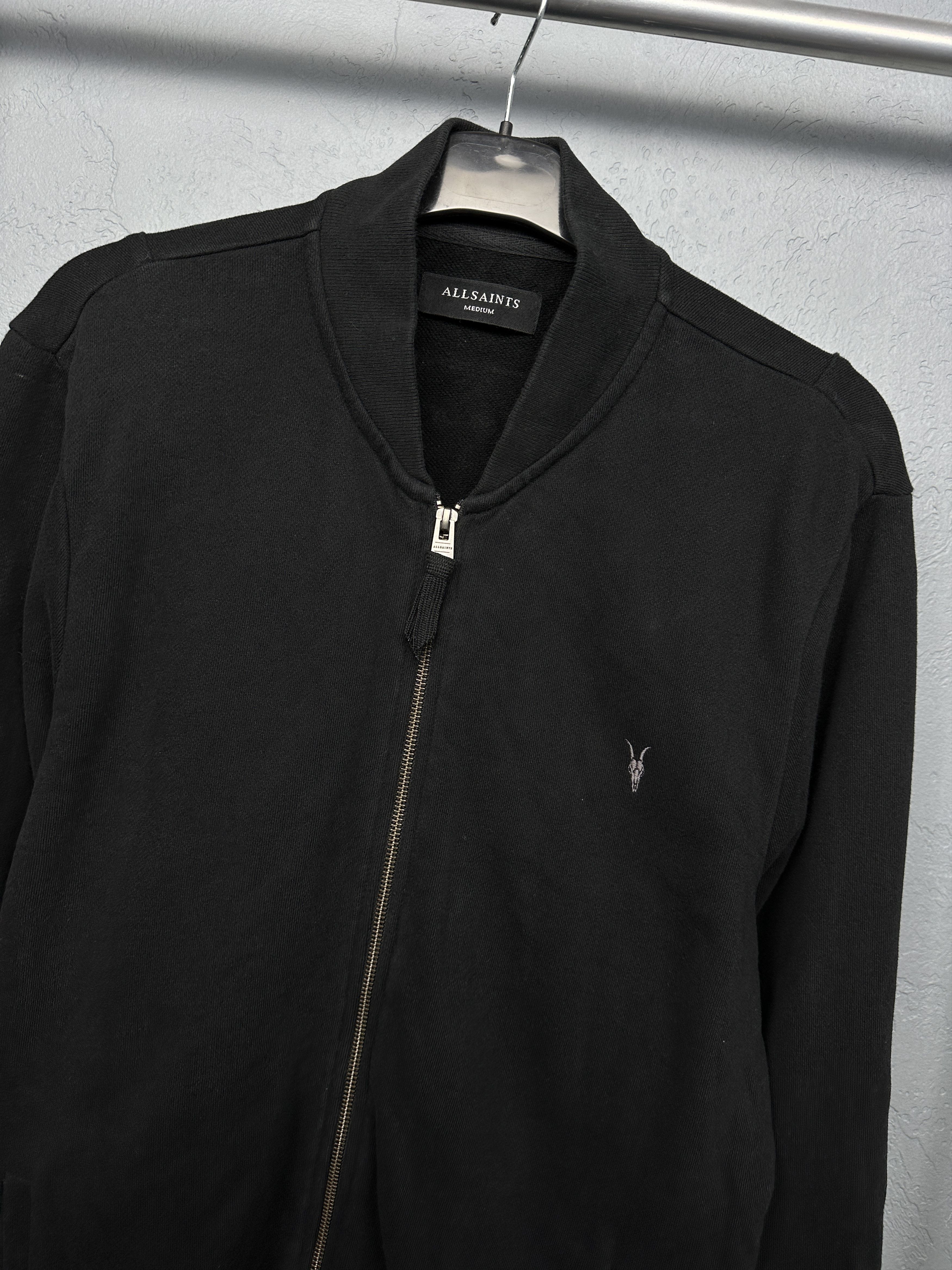 Allsaints Allsaints Mens Raven Cotton Bomber Jacket Y2K Size US M / EU 48-50 / 2 - 2 Thumbnail