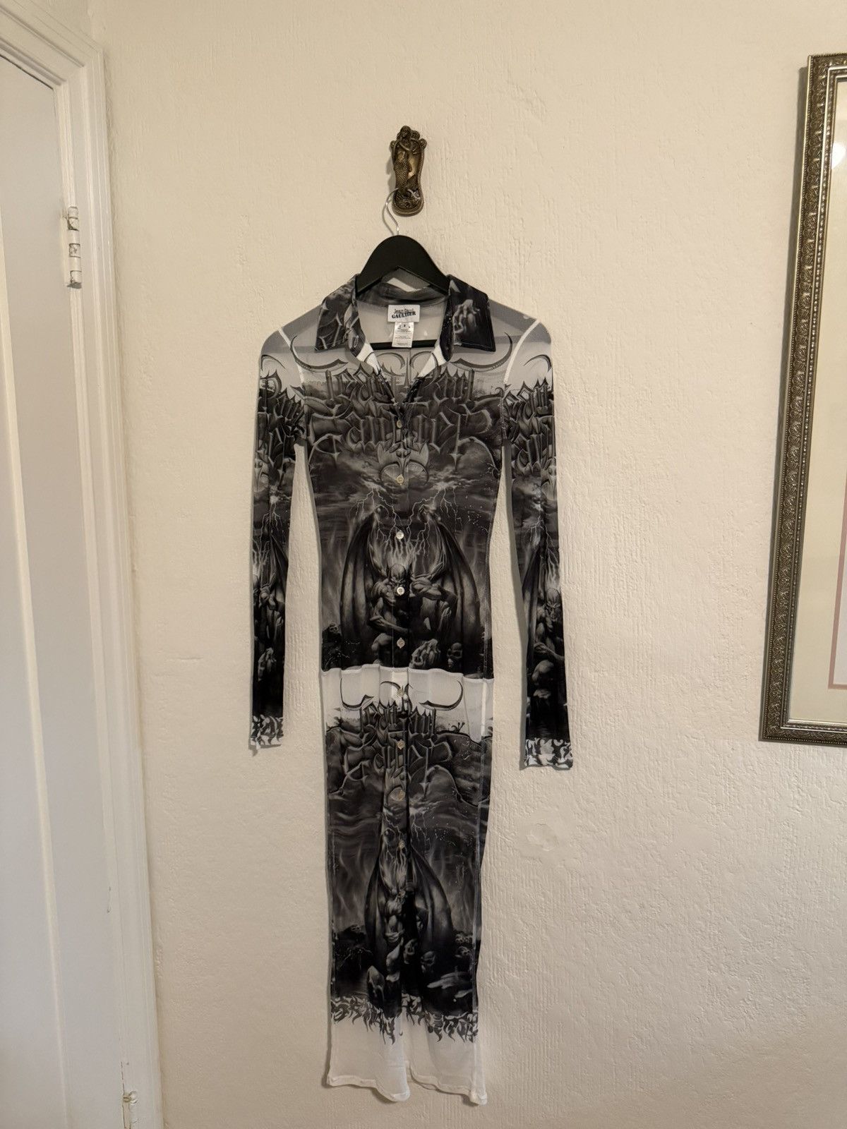 Jean Paul Gaultier Jean Paul Gaultier “Diablo” midi dress size 8 BNWT Size M / US 6-8 / IT 42-44 - 1 Thumbnail