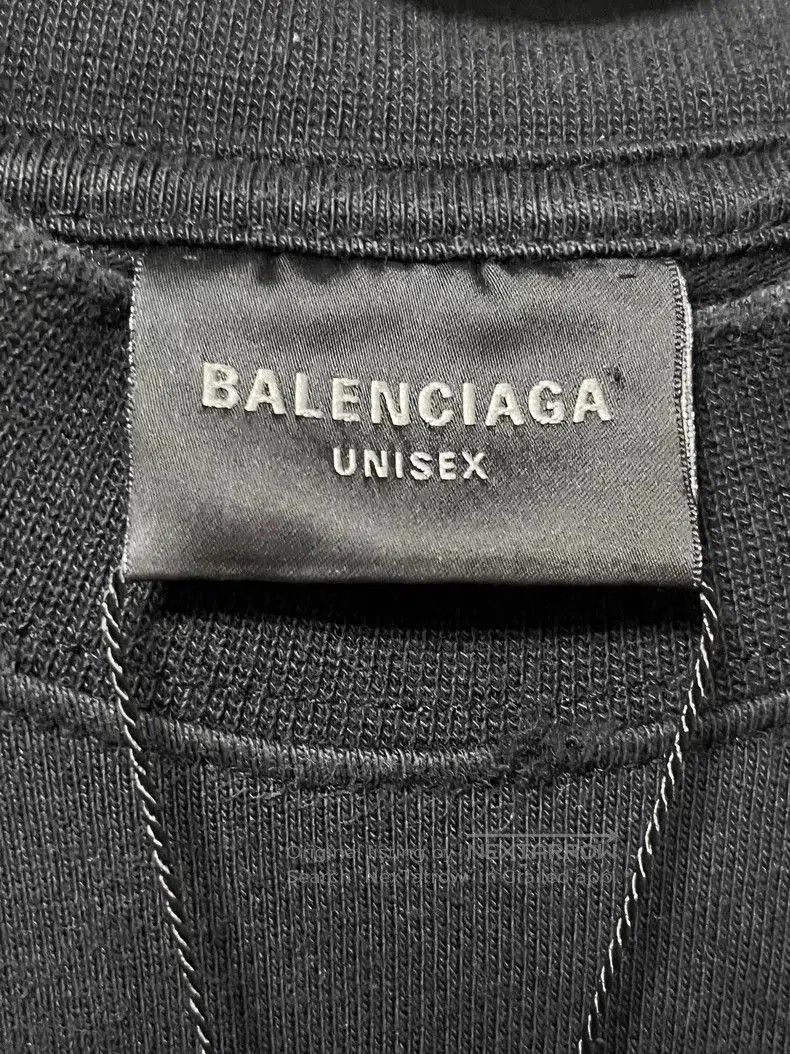 Balenciaga Balenciaga Black Distressed Short Sleeve. Size US XXL / EU 58 / 5 - 4 Thumbnail