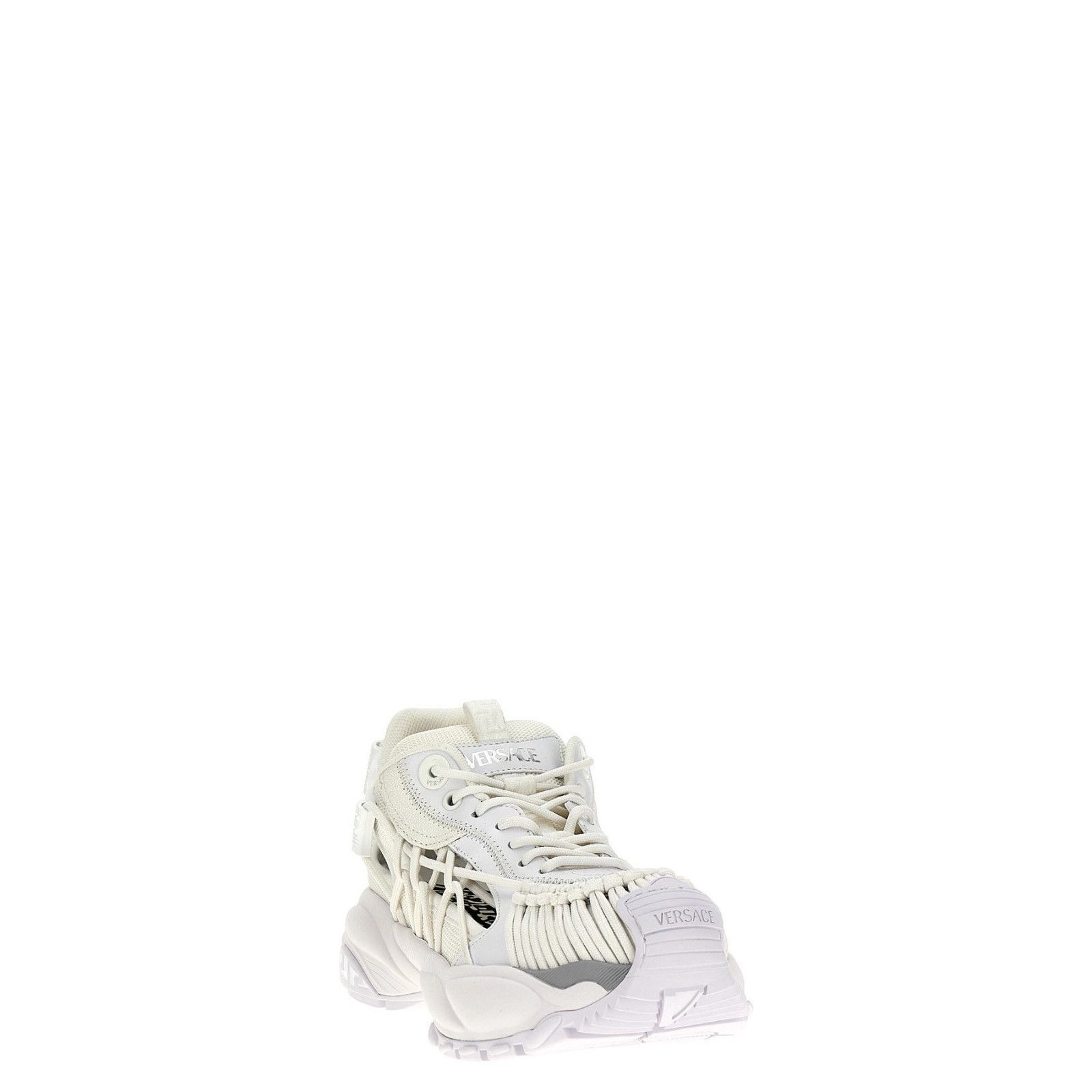Versace VERSACE Mercury White Leather Sneakers New & Authentic (Size Size US 8 / IT 38 - 2 Thumbnail