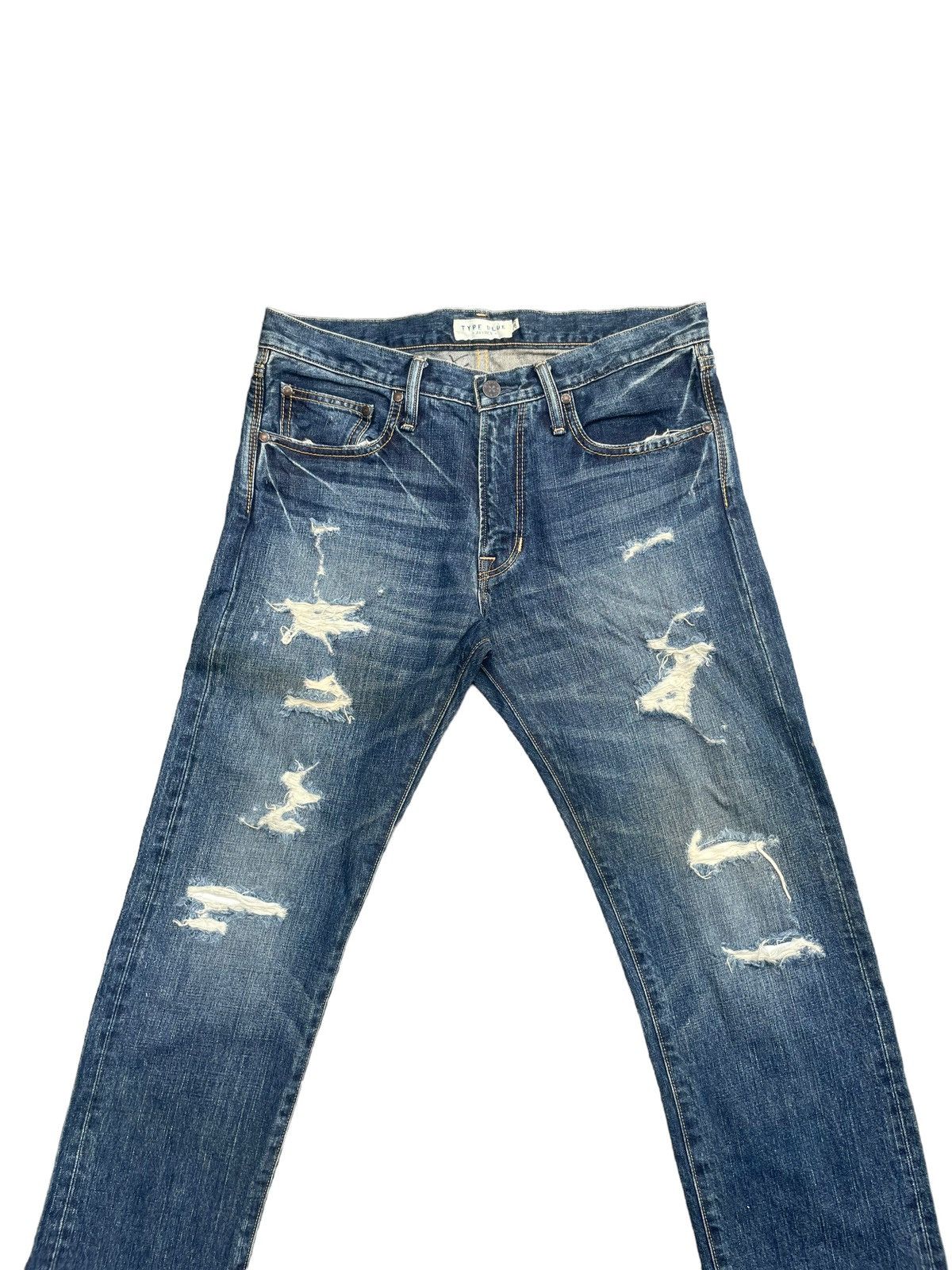 Avirex Avirex Type Blue Distresed Denim Size US 34 / EU 50 - 3 Thumbnail