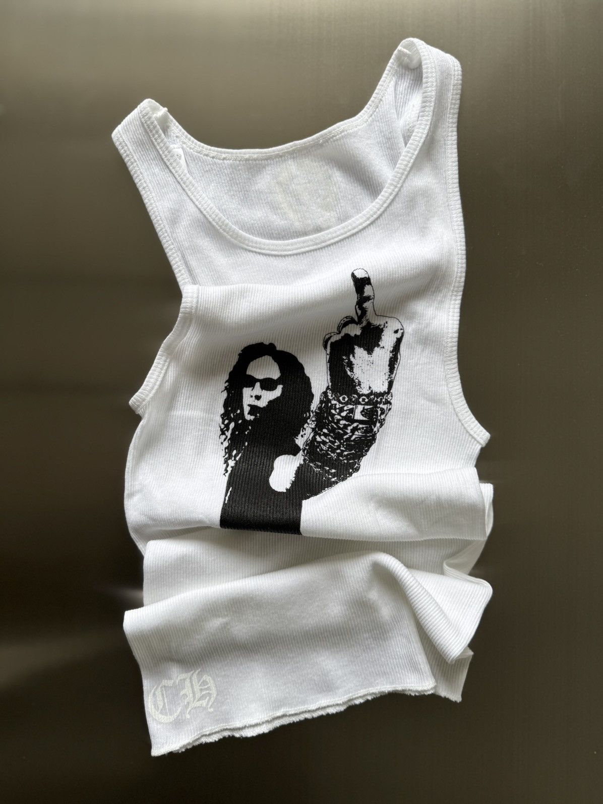 Chrome Hearts Chrome Hearts Richard “F you” white tank Size US M / EU 48-50 / 2 - 1 Thumbnail