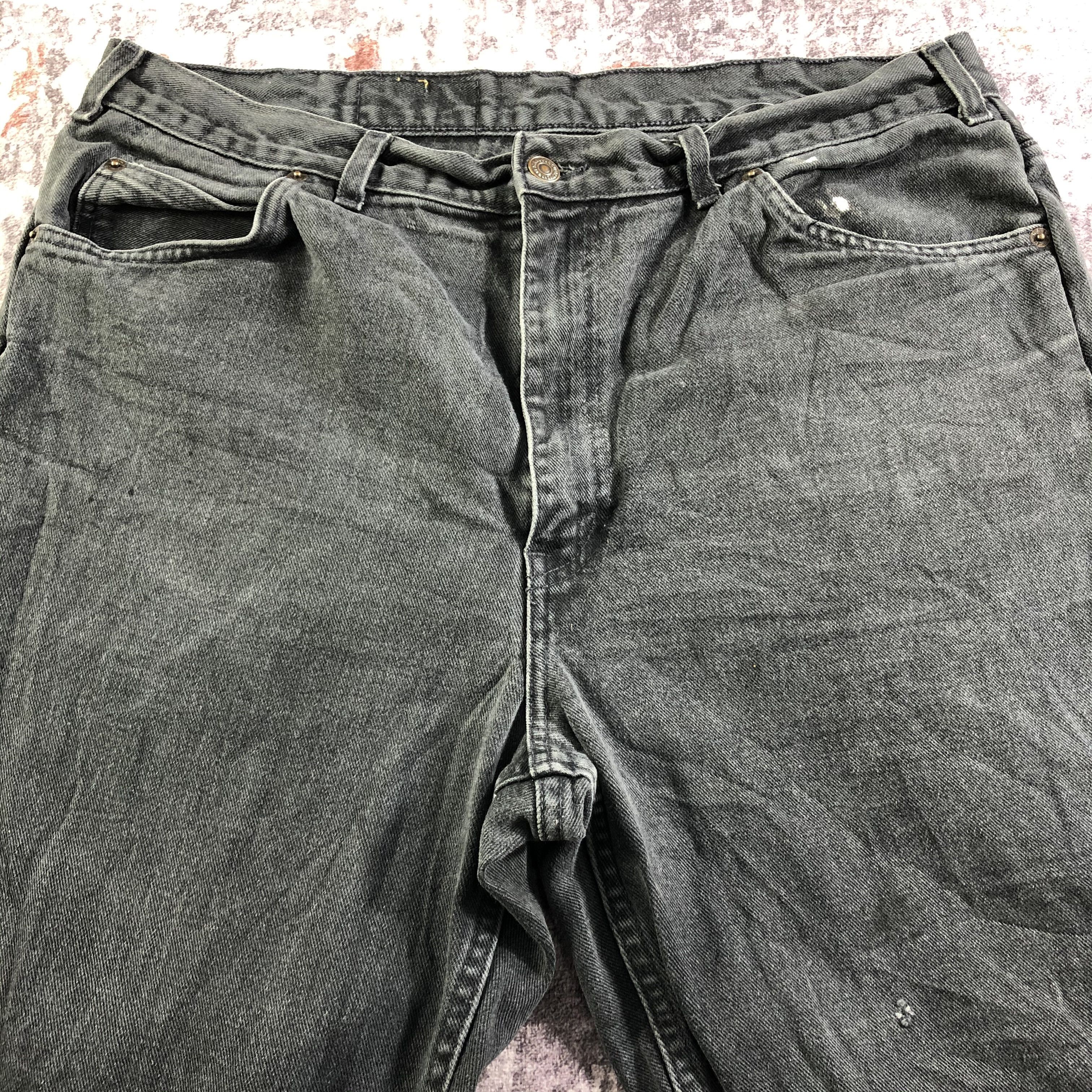 Levi's × Vintage Vintage 90s Black Levis Jeans-JM3366 Size US 37 - 3 Thumbnail