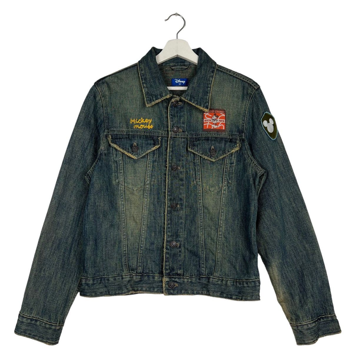 Disney 🔥 VINTAGE DISNEY MICKEY MOUSE DENIM TRUCKER JACKET Size US M / EU 48-50 / 2 - 1 Thumbnail