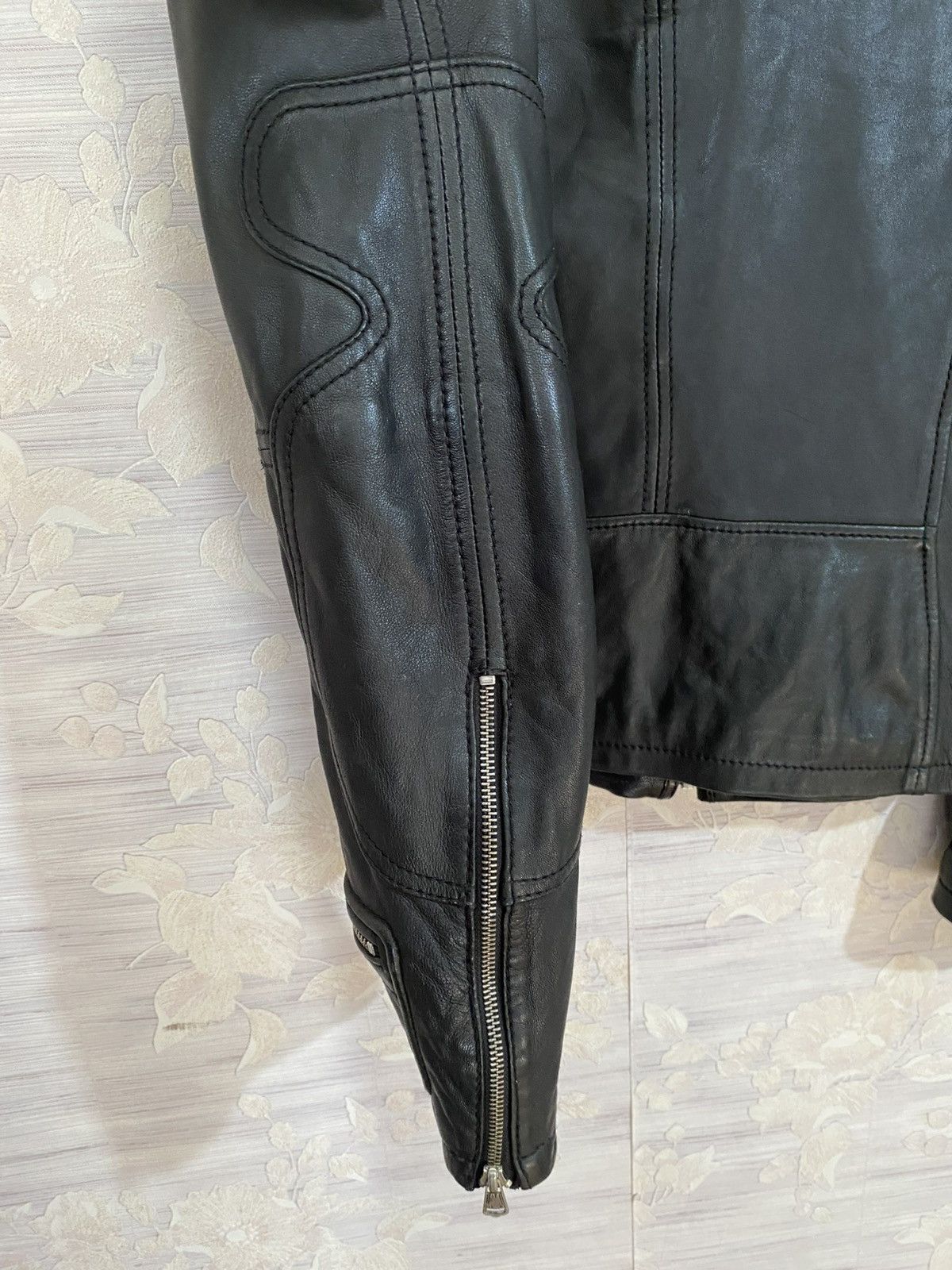 Diesel Diesel Leather Biker Jacket Size US L / EU 52-54 / 3 - 11 Thumbnail