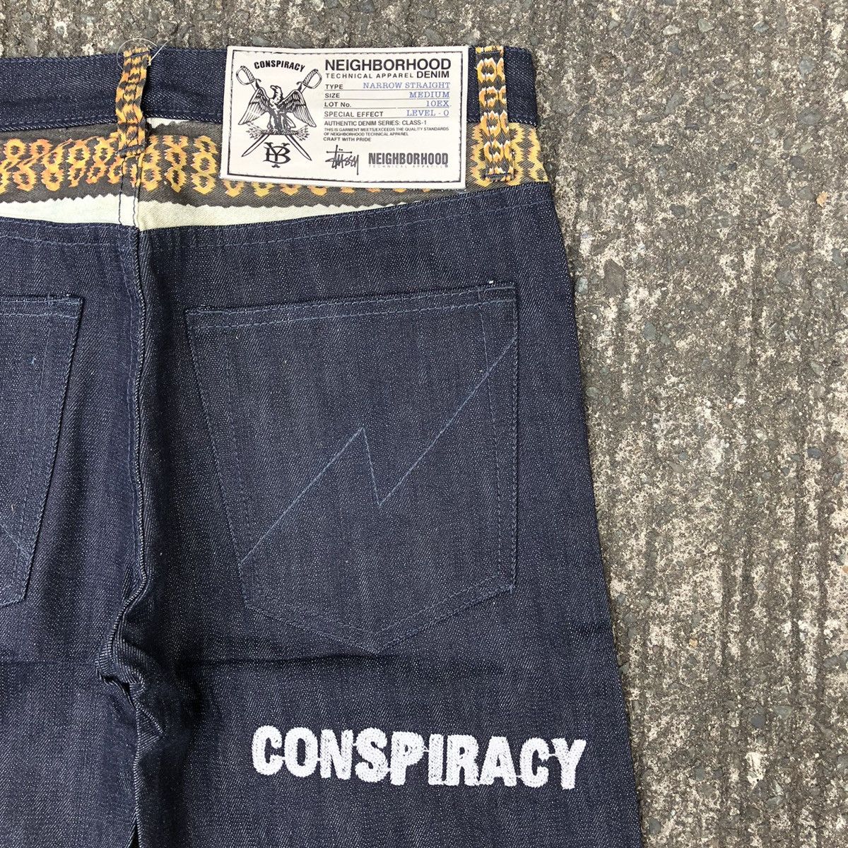 Neighborhood Stussy x Neighborhood Conspiracy Selvedge Jeans Size US 32 / EU 48 - 3 Thumbnail