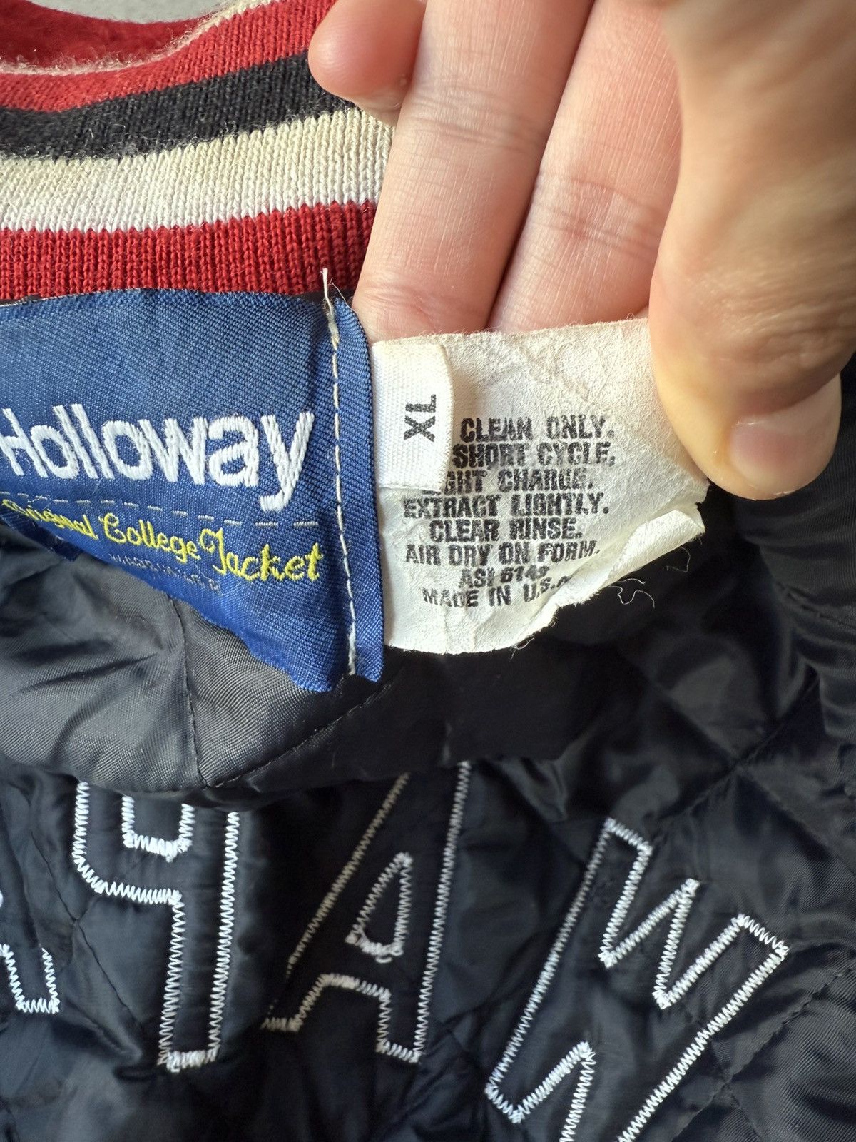 NFL Vintage 89-90 Washington Wapak Redskins Bomber Jacket Size US XL / EU 56 / 4 - 8 Thumbnail
