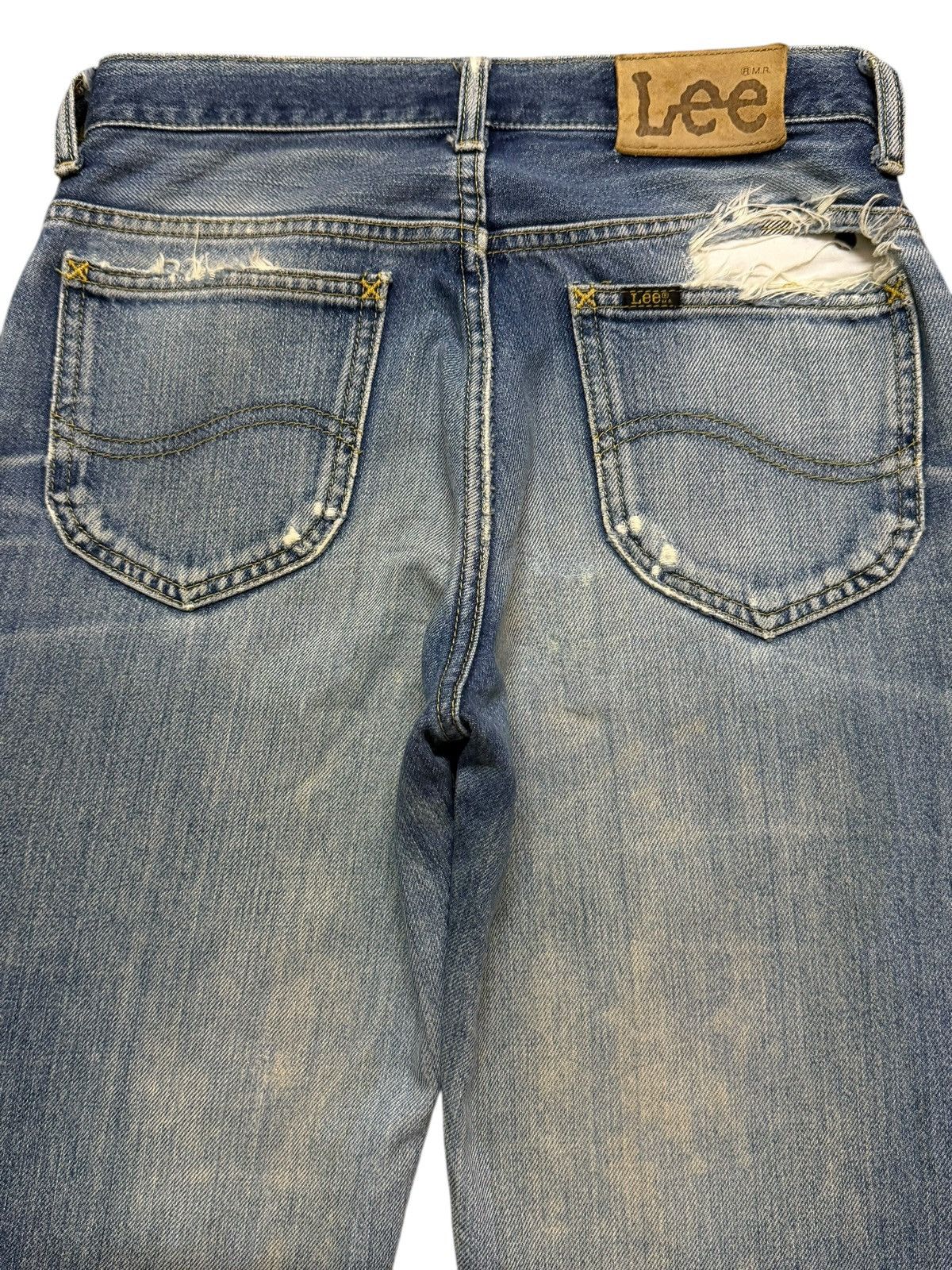 Lee Vintage 90s Lee Rider Mud Wash Faded Whiskers Wide Leg Flare Size 26" / US 2 / IT 38 - 5 Thumbnail