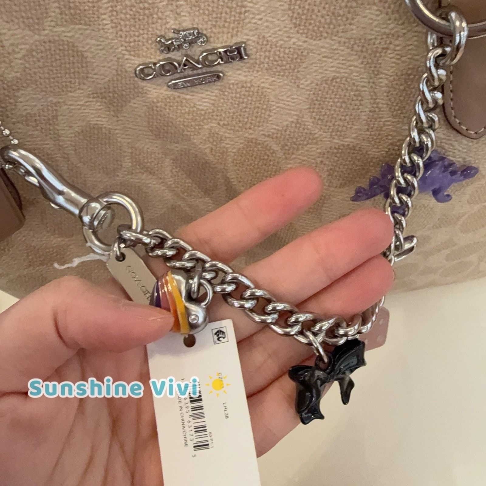 Coach NWT Bundle Coach Medium City Tote CDX82 & CZ633 Motif Chain Size ONE SIZE - 2 Thumbnail