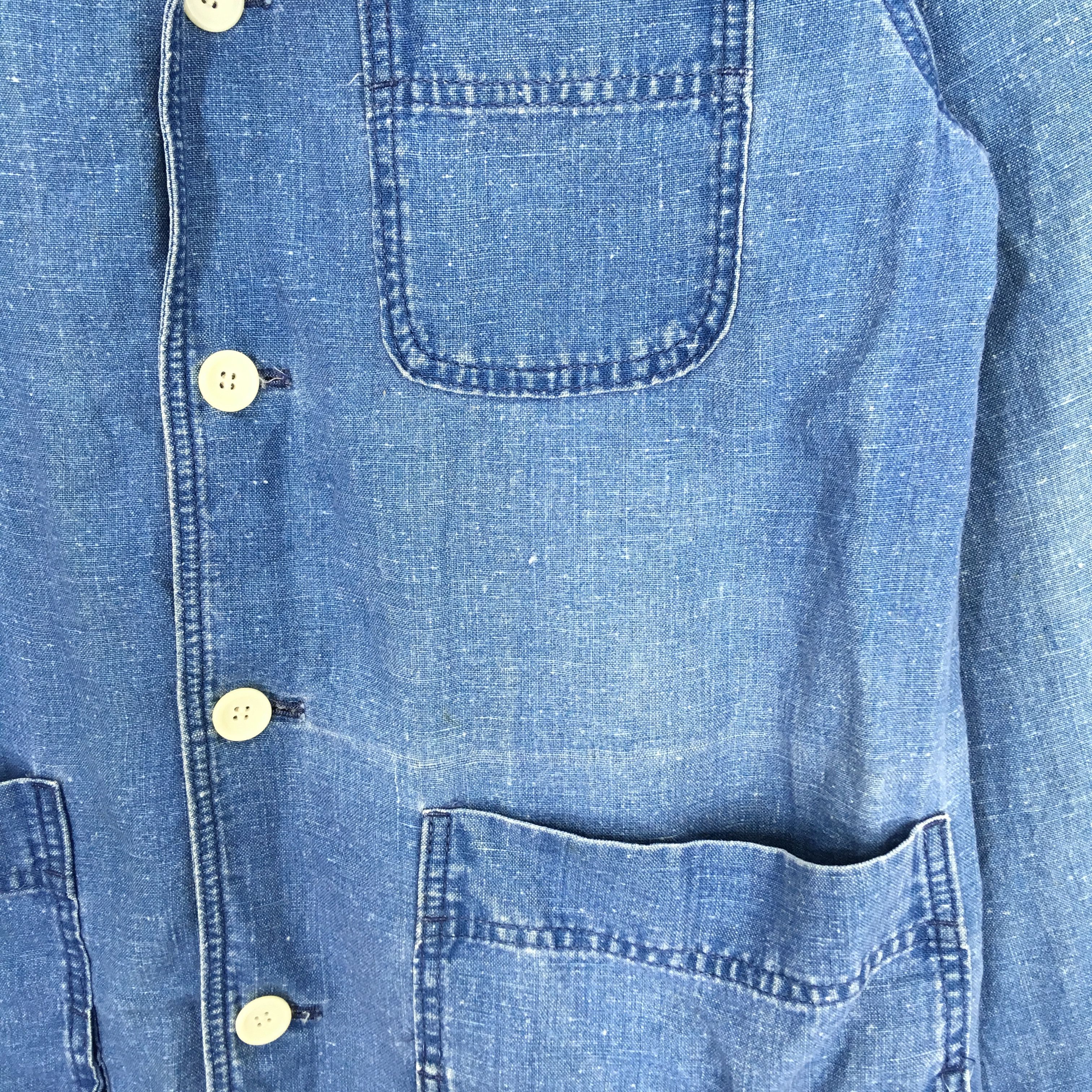 Hai Sporting Gear Vintage Hai Sporting Gear Issey Miyake Denim Jacket Japan Size US M / EU 48-50 / 2 - 6 Thumbnail