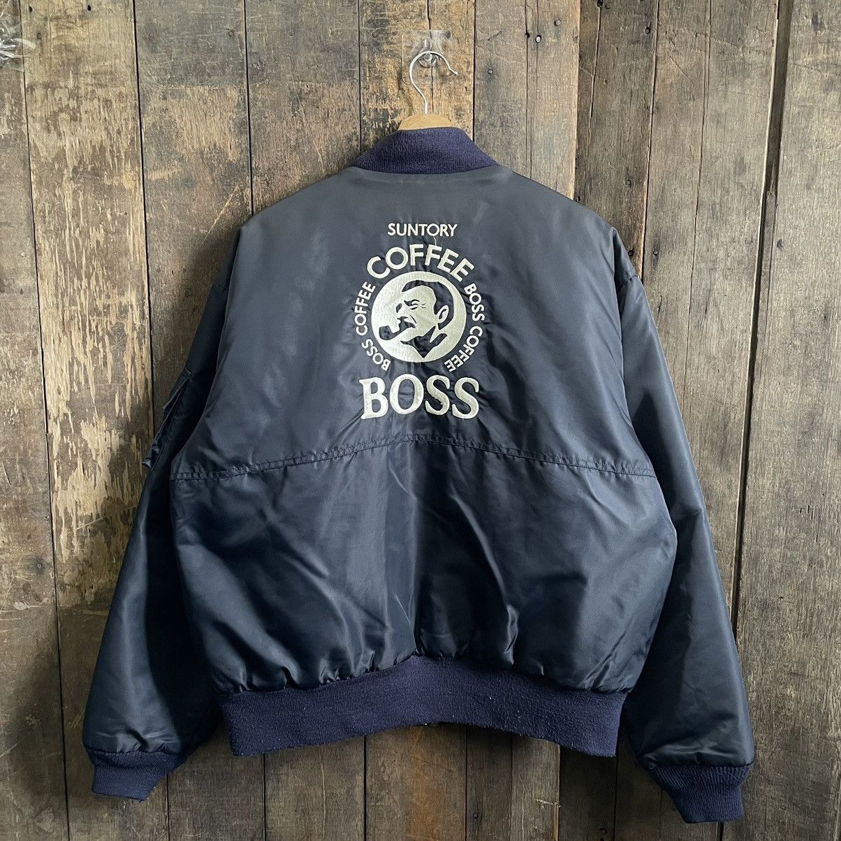 Vintage Suntory Coffee Boss Bomber Jacket