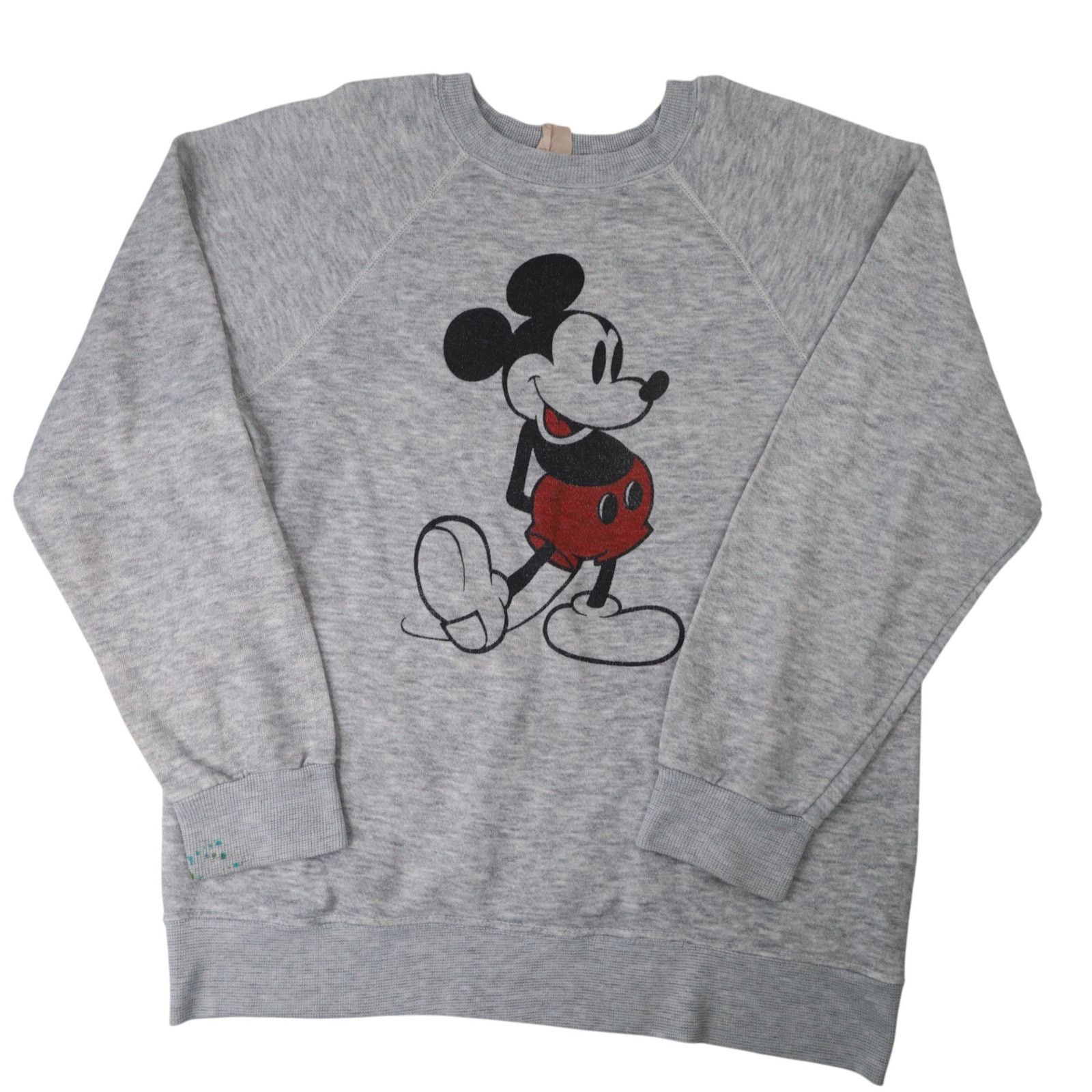 Disney Vintage Disney Mickey Mouse Graphic Heather Gray Sweatshirt Size US M / EU 48-50 / 2 - 1 Thumbnail