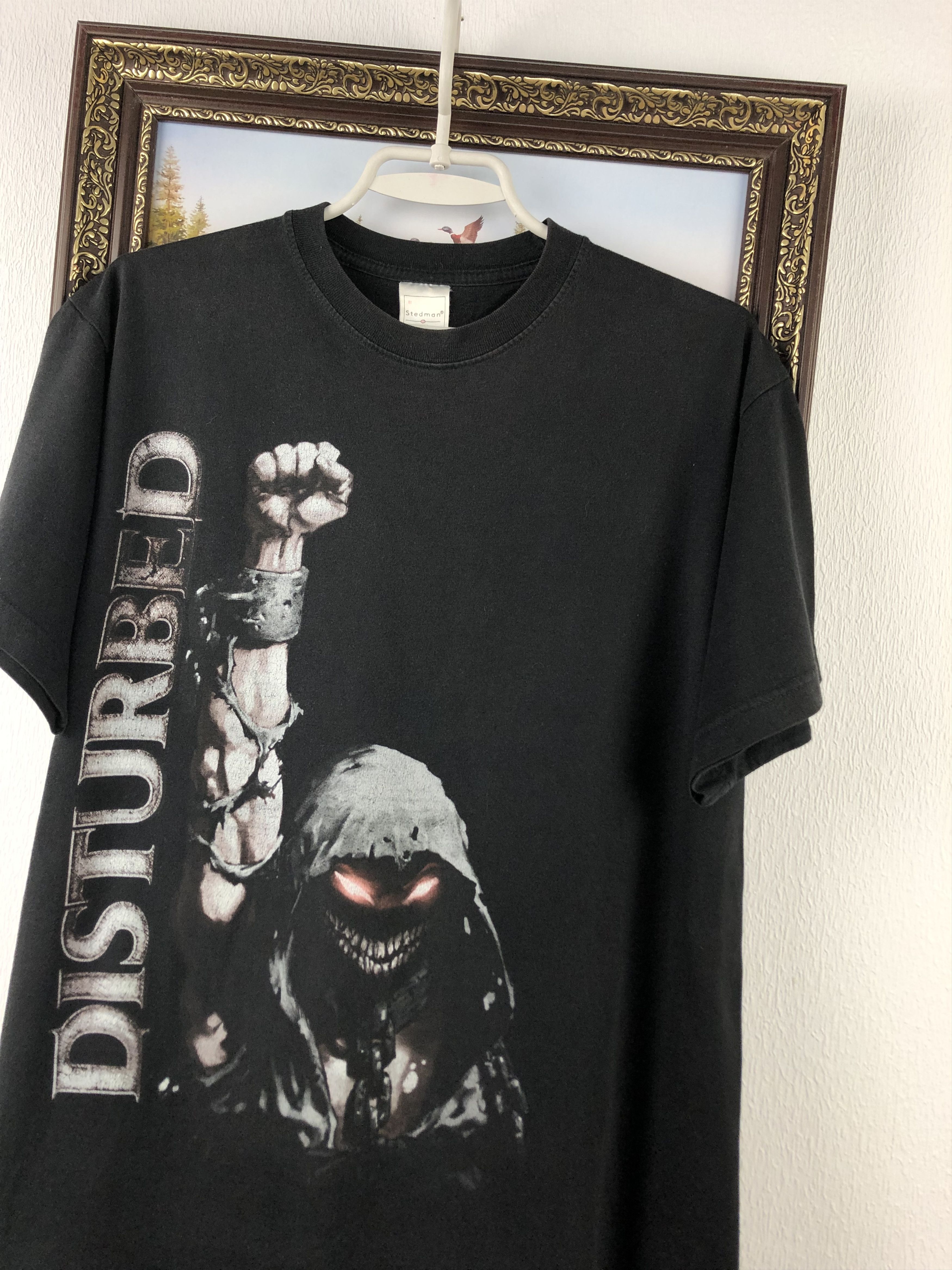 Band Tees Vintage Disturbed Band Shirt Metal Rock Black Tee Rare Mens Size US M / EU 48-50 / 2 - 4 Thumbnail