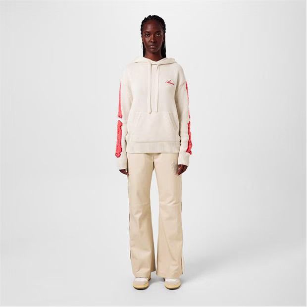 Amiri o1g2r1mq0824 Hoodie in Off White & Red Size L / US 10 / IT 46 - 6 Thumbnail