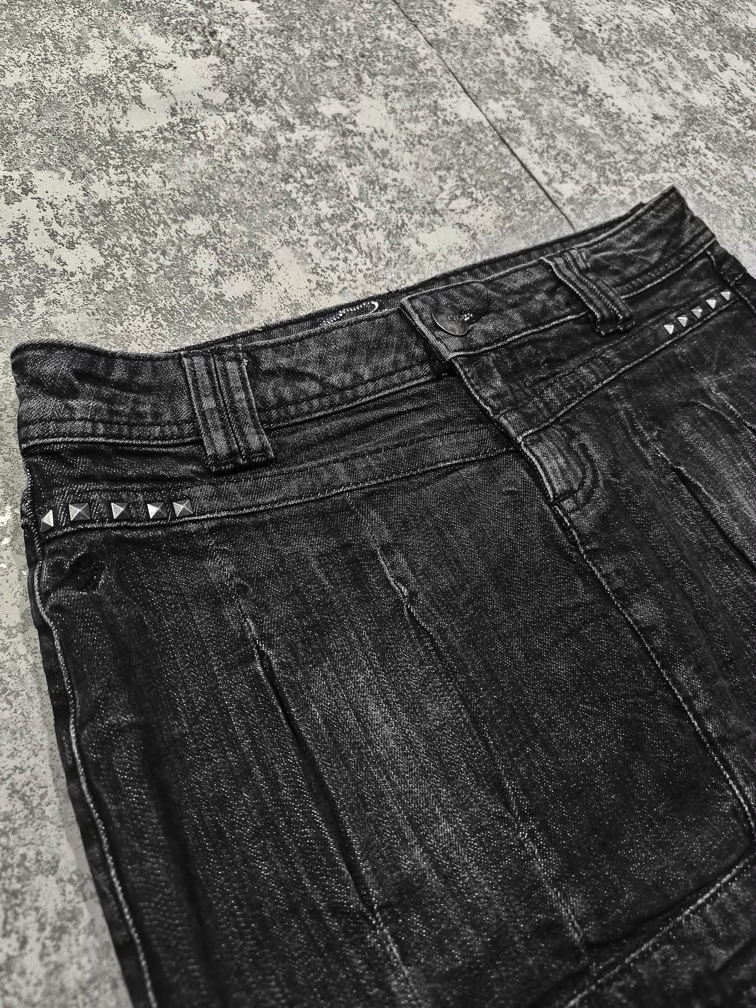 Hysteric Glamour vtg grunge y2k studded emo mini skirt cargo Size 30" / US 8 / IT 44 - 3 Thumbnail