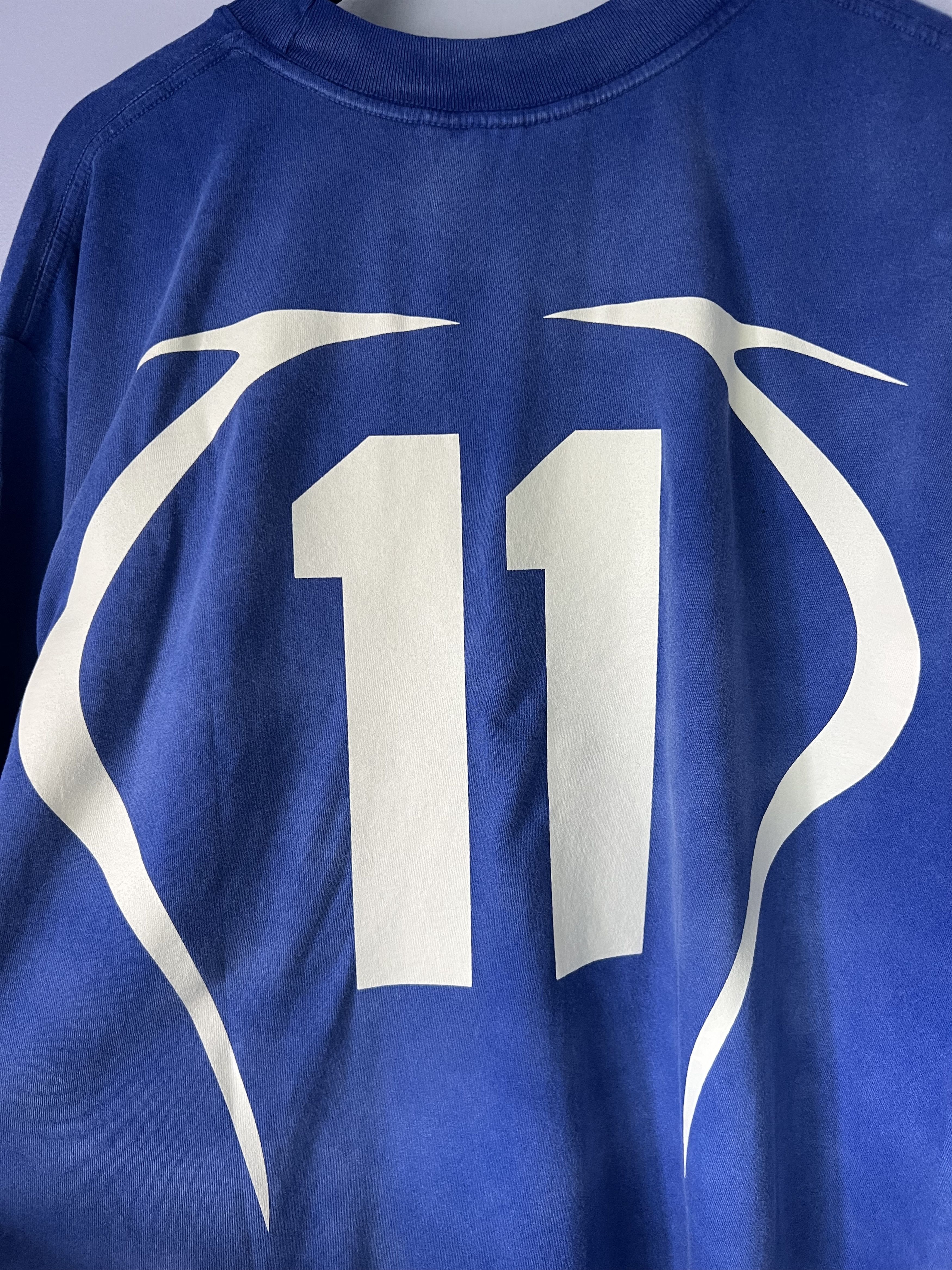 HELLSTAR Hellstar Athletics Warm Up Tee in Faded Blue Size US XL / EU 56 / 4 - 5 Thumbnail