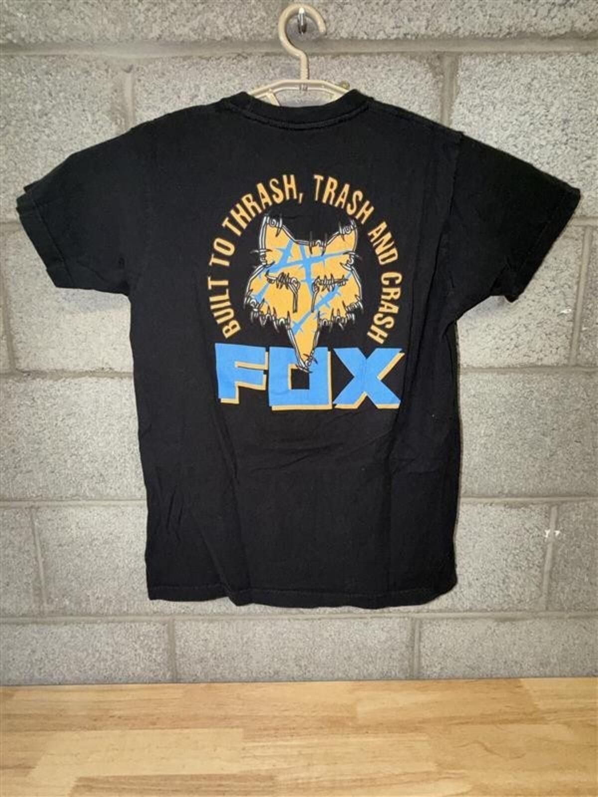 Fox Racing Fox Racing Tee Size M 2010s Black Moto Dirt Bike Shirt Size US M / EU 48-50 / 2 - 2 Thumbnail