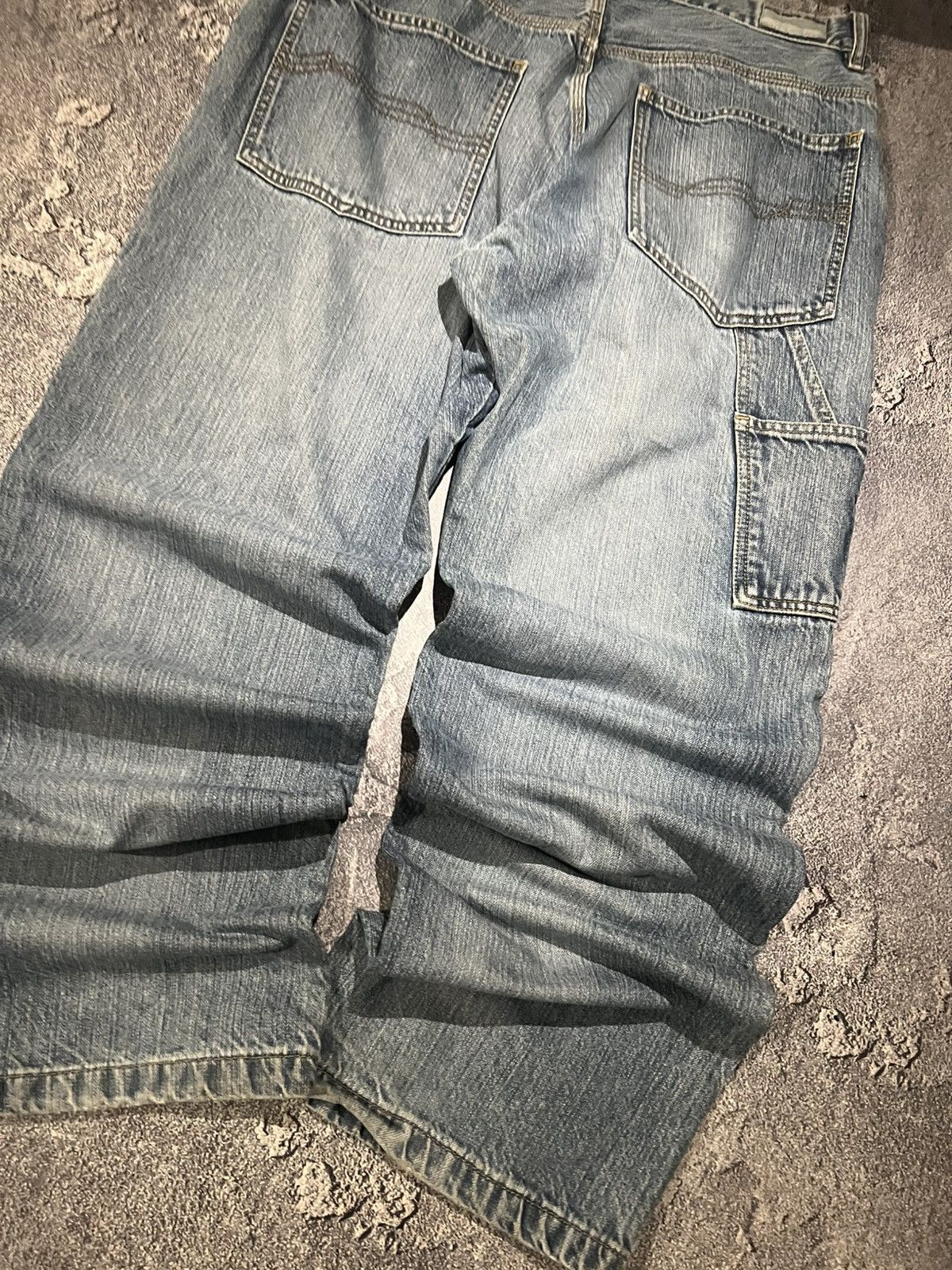 Vintage Washed Vintage Workwear Carpenter Jean Retro Style 90s Size US 35 - 4 Thumbnail