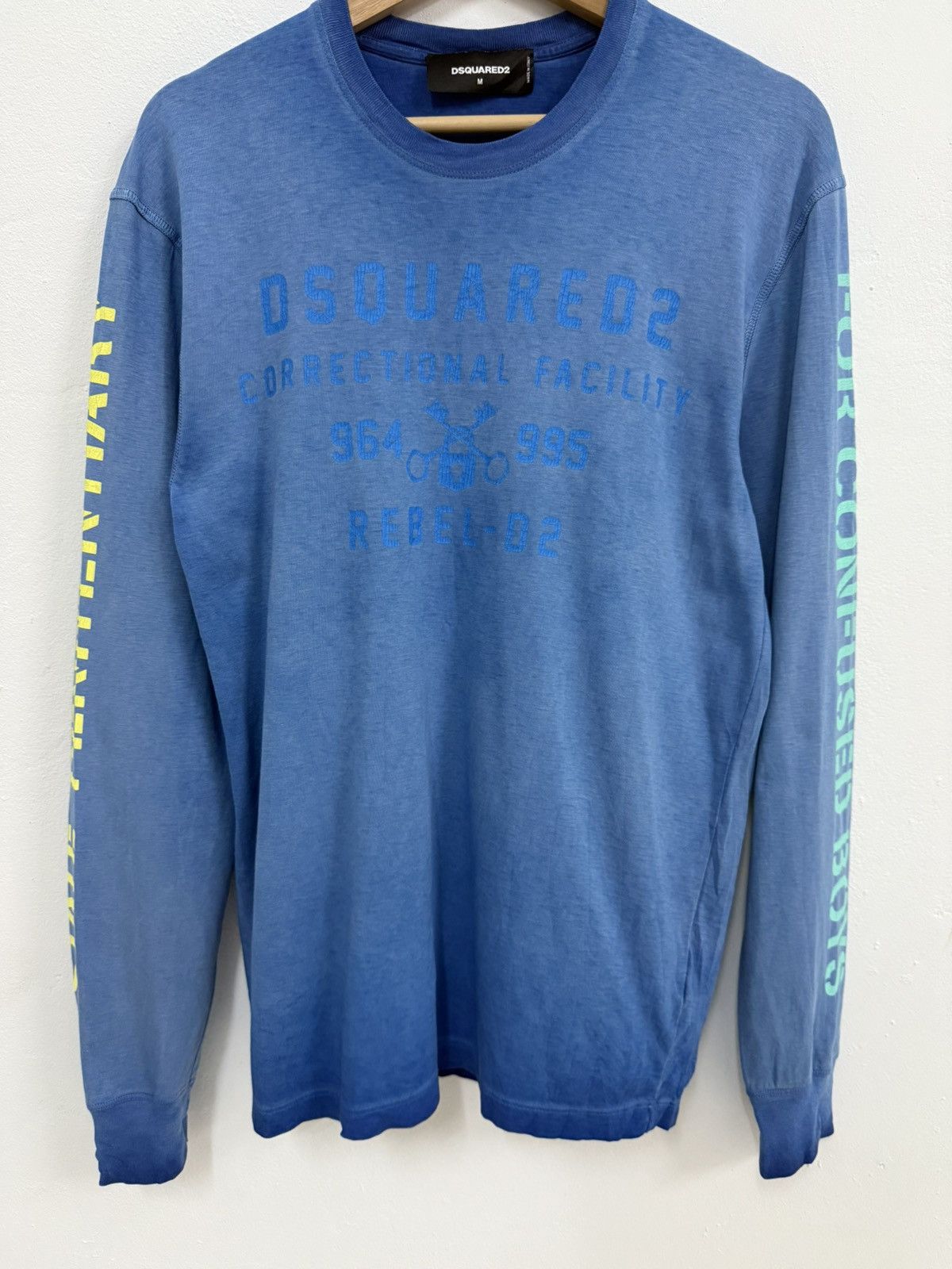 Dsquared2 Very Rare Dsquared Long Sleeve Shirt Size US M / EU 48-50 / 2 - 1 Thumbnail