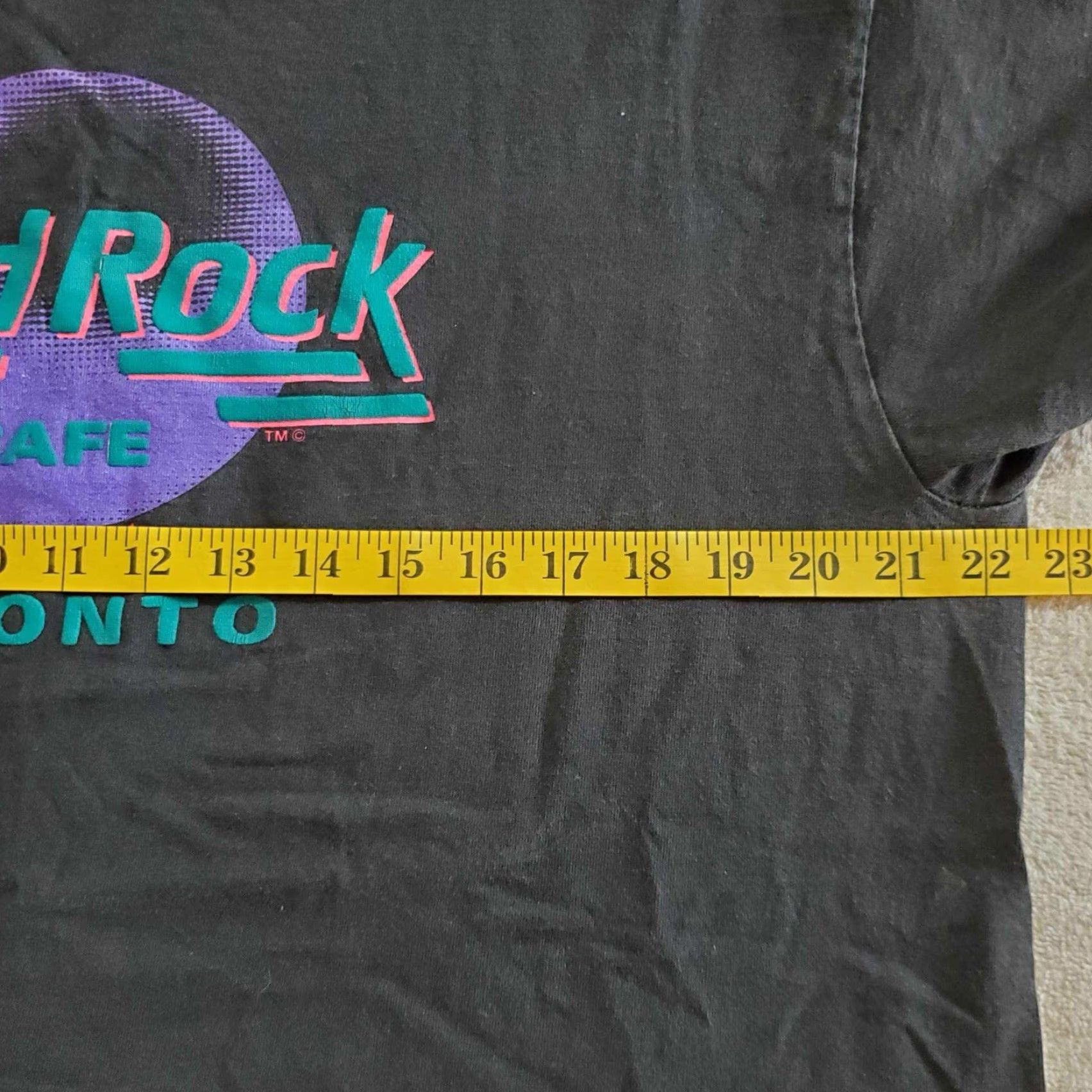Hard Rock Cafe VINTAGE Hard Rock Cafe T Shirt Toronto Canada 1989 XL Men Black Size US XL / EU 56 / 4 - 5 Thumbnail