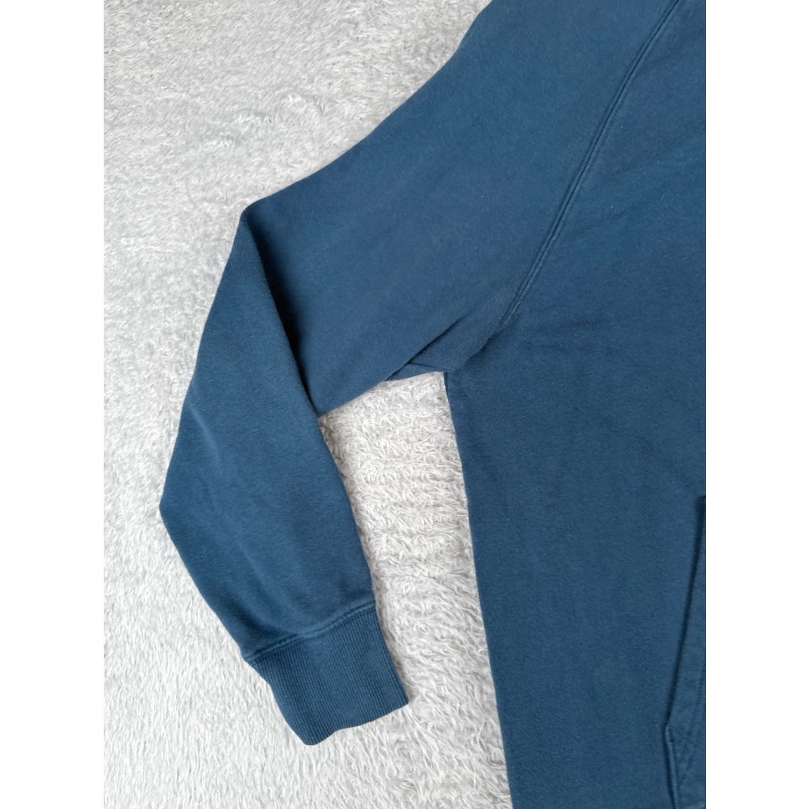 The North Face The North Face Hoodie Women L Blue Pullover Jersey Cotton Fabric Logo Casual Activewear Size L / US 10 / IT 46 - 3 Thumbnail