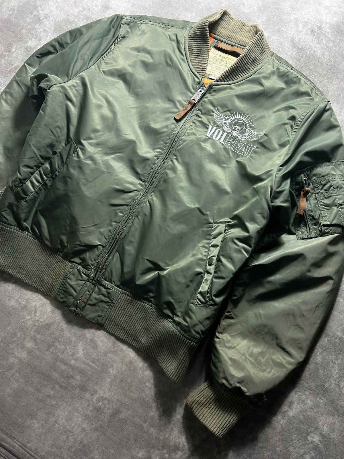 Alpha Industries x Volbeat ma1 Bomber Jacket–Limited Edition