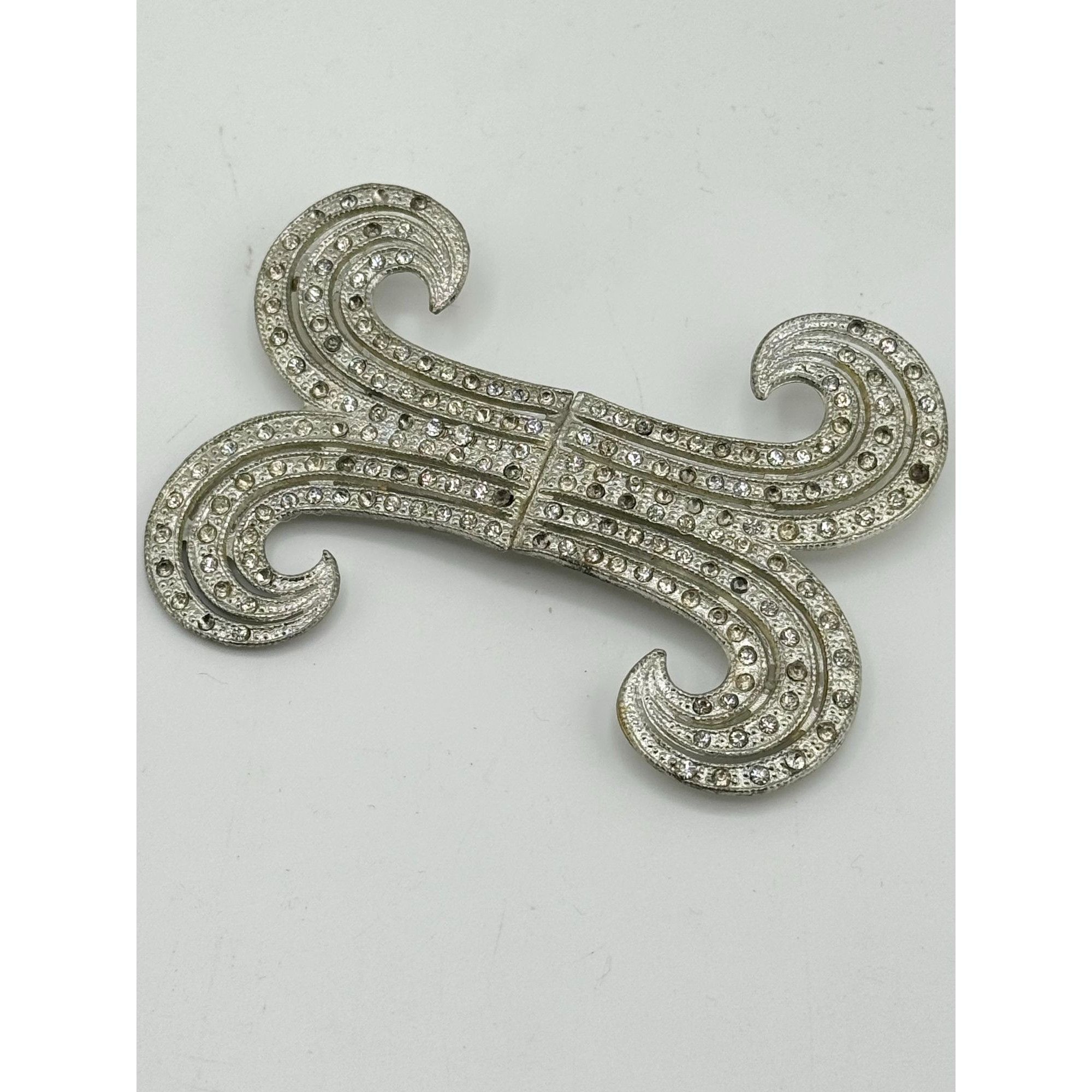 Vintage Estate art deco rhinestone pin Size ONE SIZE - 2 Thumbnail