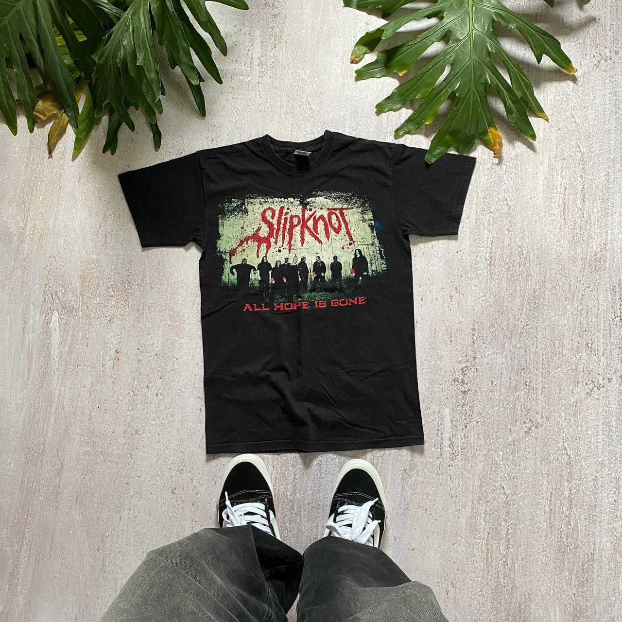 Band Tees VINTAGE 2009 Y2K SLIPKNOT TOUR RARE T SHIRT 42 Size US S / EU 44-46 / 1 - 1 Thumbnail