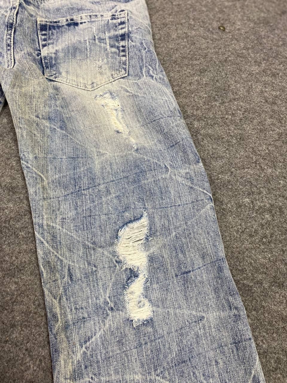 Japanese Brand rush hour japanese brand acid wash denim Size 31" - 5 Thumbnail