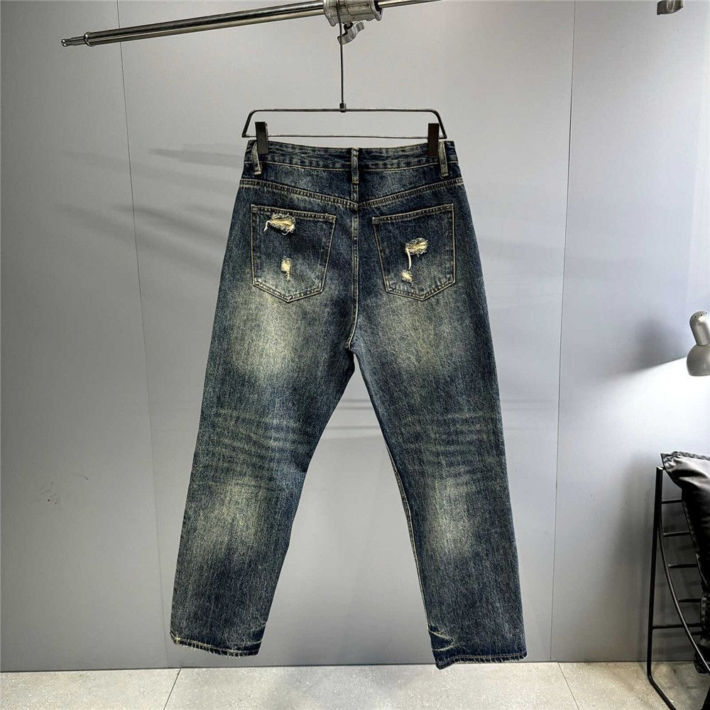Designer × Japanese Brand Baggy Denim Straight Leg Jean Size US 36 / EU 52 - 2 Thumbnail