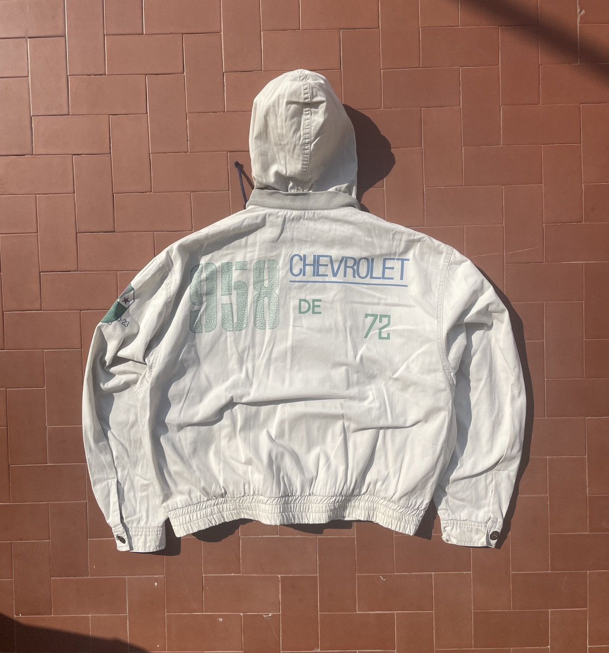 Vintage RARE VINTAGE 70s CHEVROLET 958 W.H.S OVERSIZE JACKET SIZE L Size US L / EU 52-54 / 3 - 2 Thumbnail
