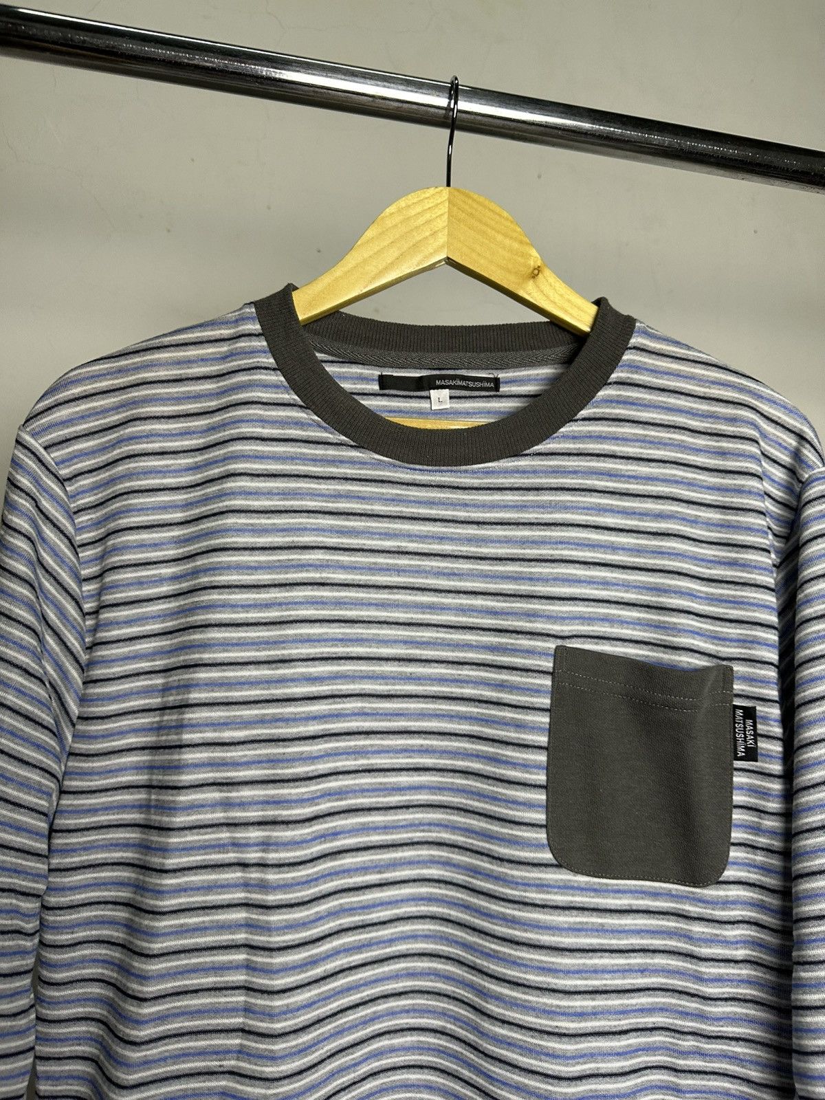 Masaki Matsushima Masaki Matsushima Japan Longsleeve stripe tshirt Size US M / EU 48-50 / 2 - 3 Thumbnail