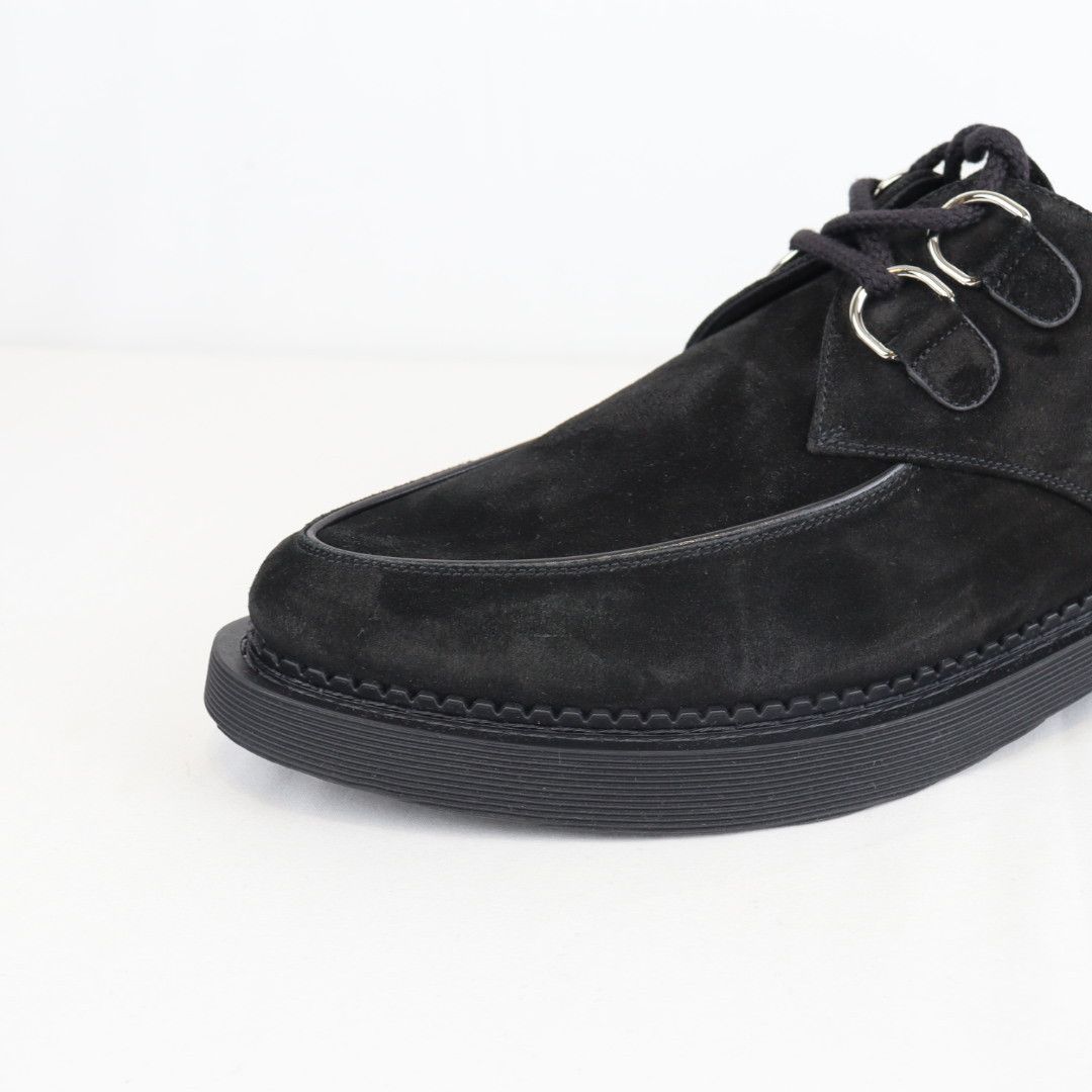 Saint Laurent Paris o1rshd1 Teddy 10 Suede Cashmere Opera Boots in Nero Size US 12 / EU 45 - 3 Thumbnail