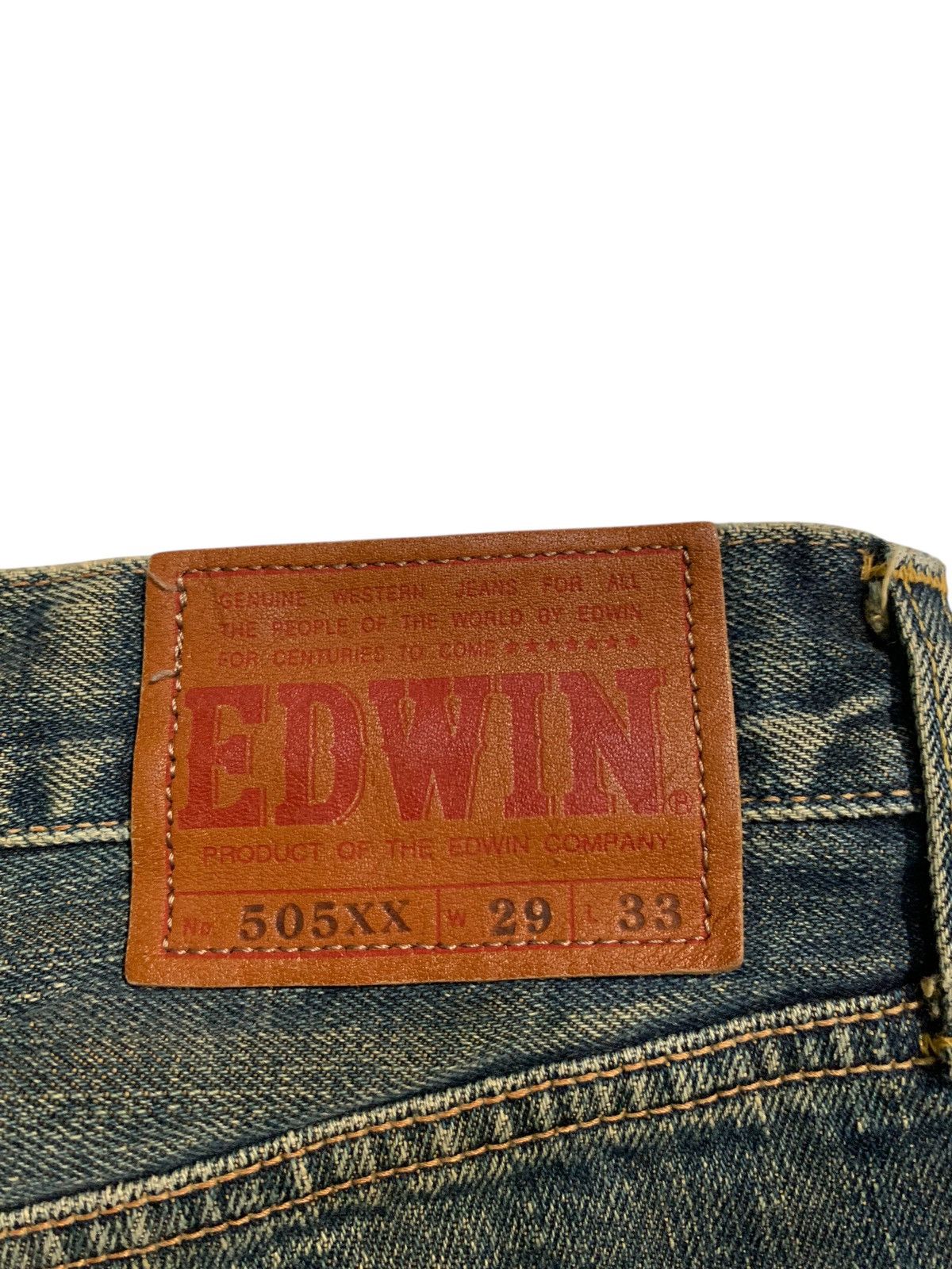 Kapital VINTAGE EDWIN 505XX SELVEDGE FADED&RUSTY JAPANESE DENIM Size US 29 - 11 Thumbnail