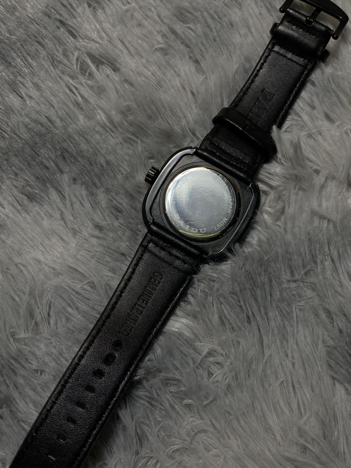 Japanese Brand Paidu Futuristic Black Watch Japanese Brand Size ONE SIZE - 10 Thumbnail