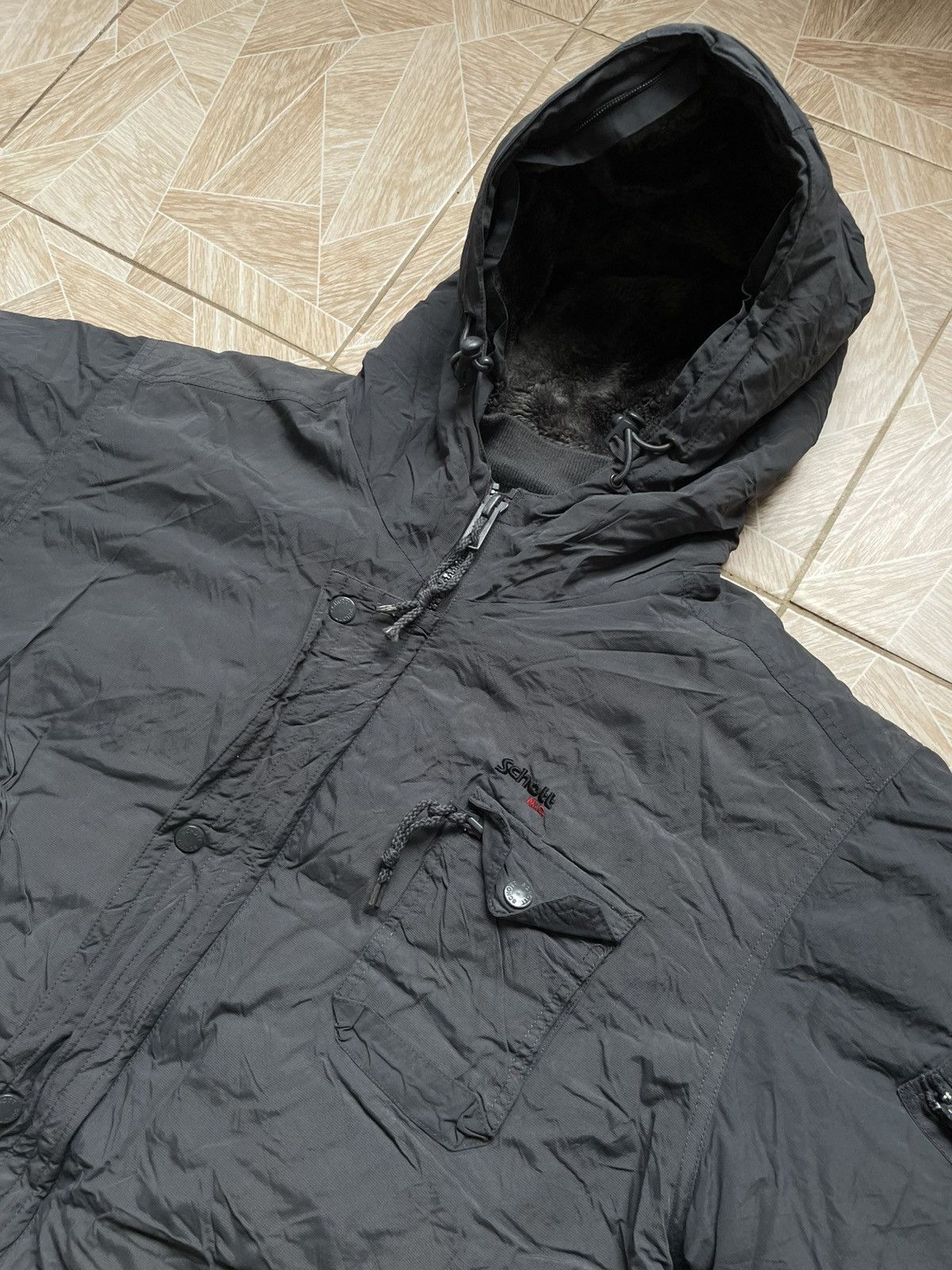 Schott × Vintage Vintage USA Schott NYC Extreme Cold Wheather Nylon Parka Xl Size US XL / EU 56 / 4 - 3 Thumbnail