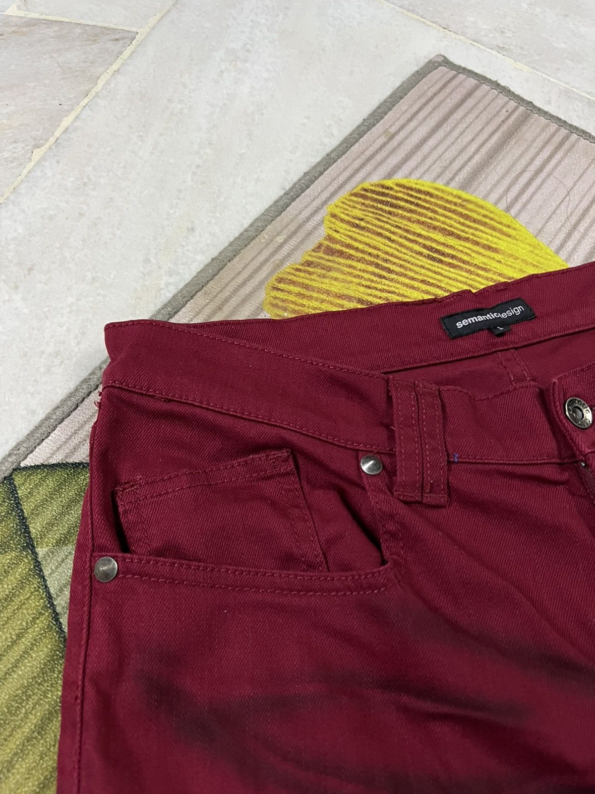 Japanese Brand × semanticdesign SEMANTIC DESIGN CURVE PUNK JEANS VERY RARE Size US 32 / EU 48 - 5 Thumbnail