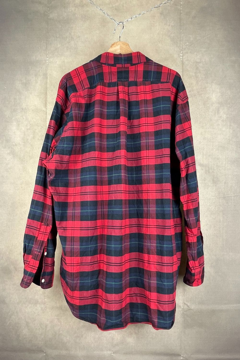 Polo Ralph Lauren × Vintage 1990s Polo Ralph Lauren “Blake” Big Tartan Shirt – XL/Tall Size US XL / EU 56 / 4 - 2 Thumbnail